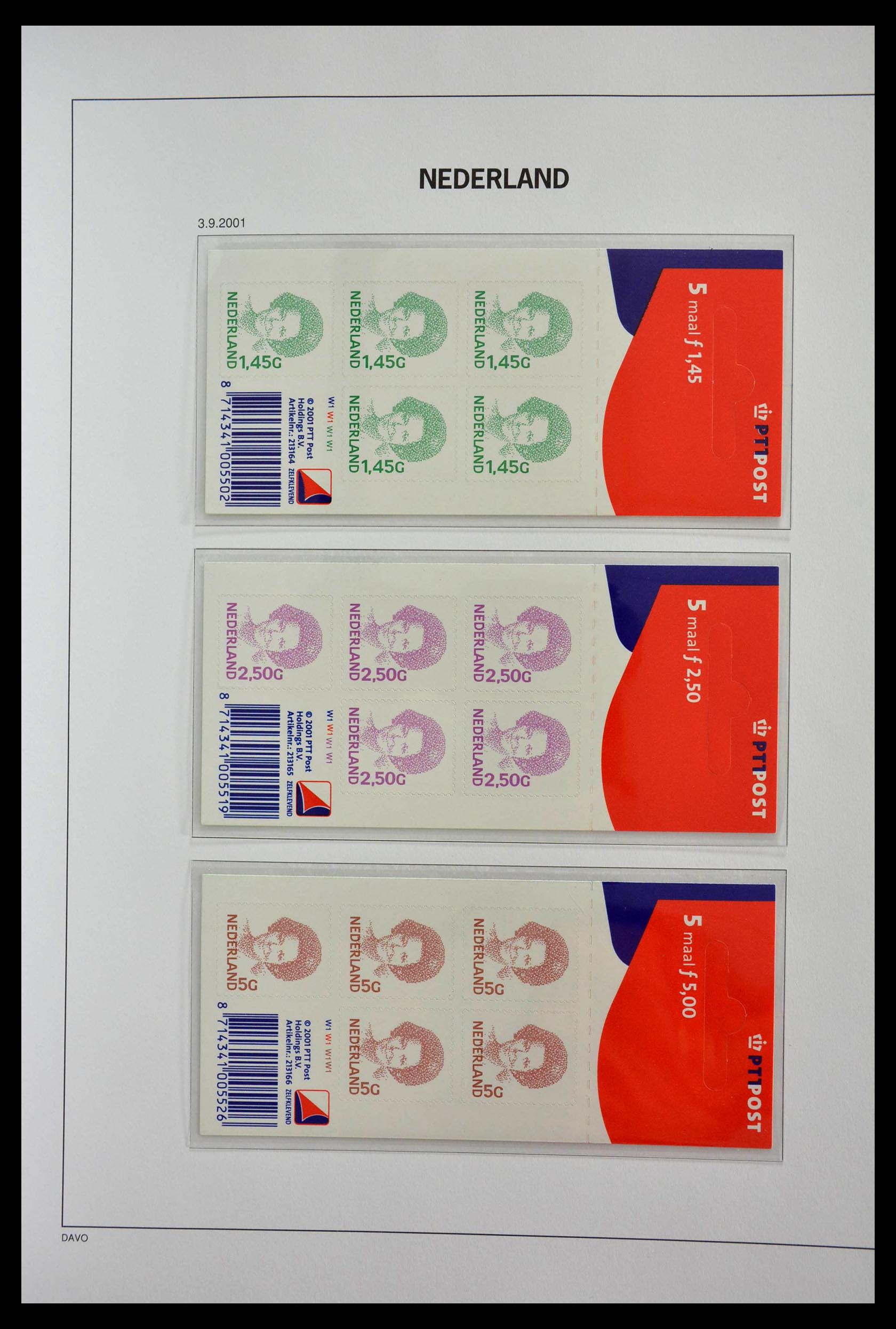 28853 035 - 28853 Netherlands stampbooklets 1964-2005.