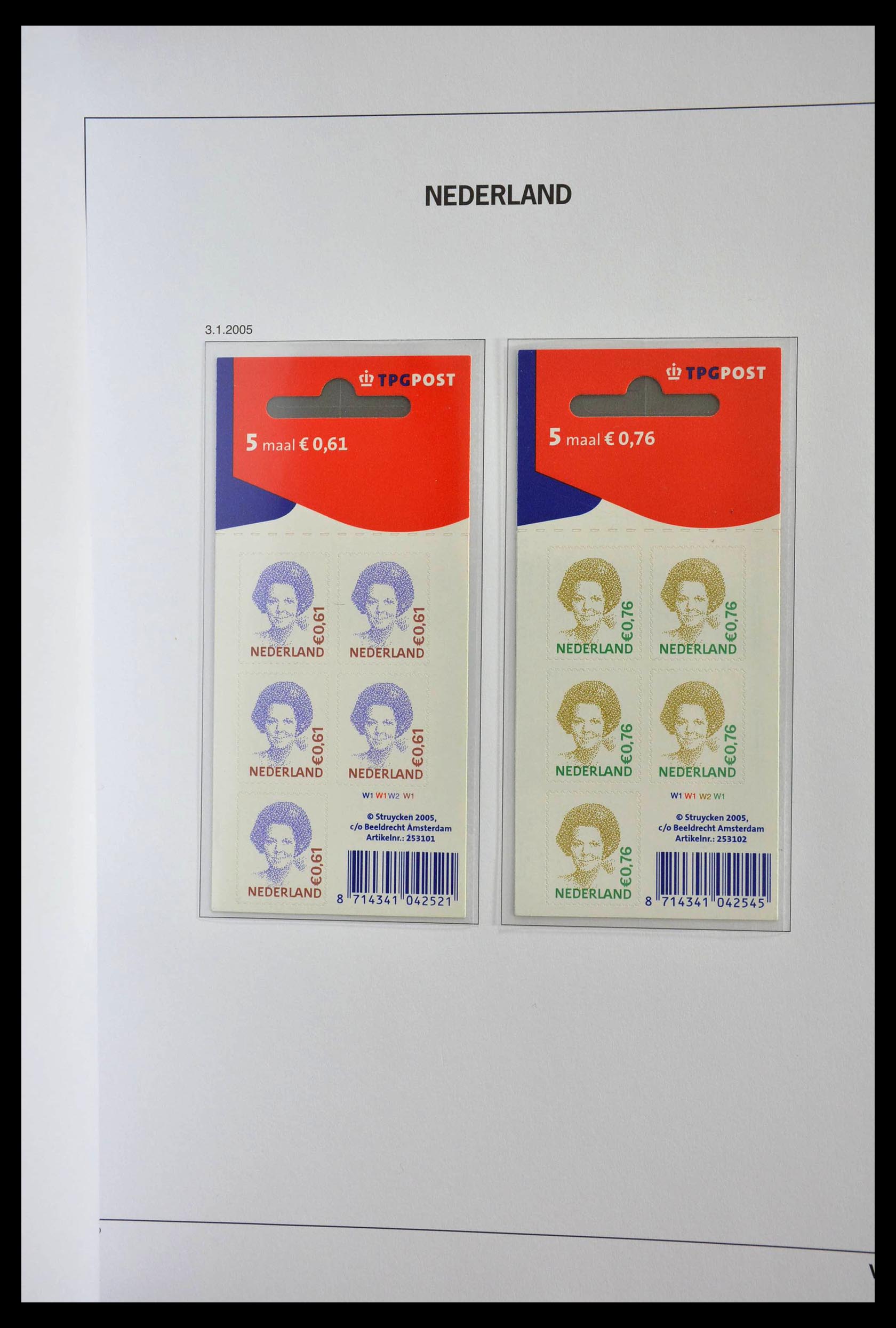28853 046 - 28853 Netherlands stampbooklets 1964-2005.