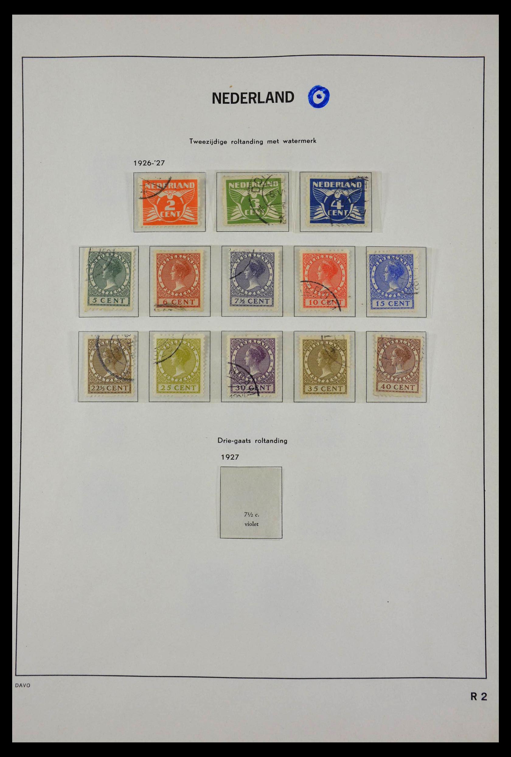 28873 002 - 28873 Nederland roltanding 1925-1933.