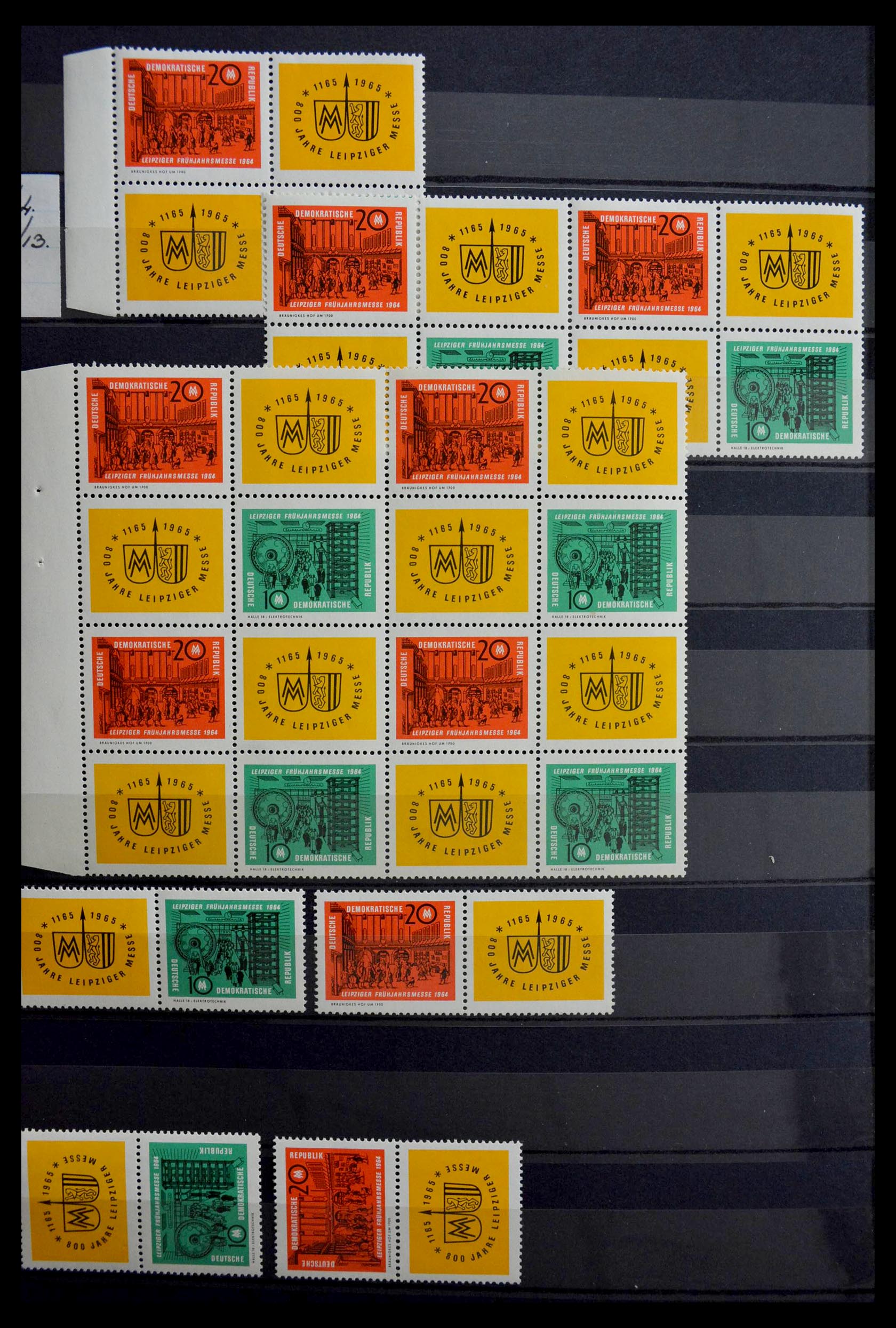 28885 022 - 28885 DDR kleinbogen 1959-1990.