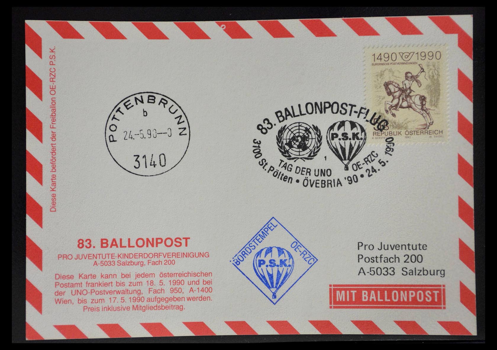 28889 031 - 28889 Balloon post 1927-2001.