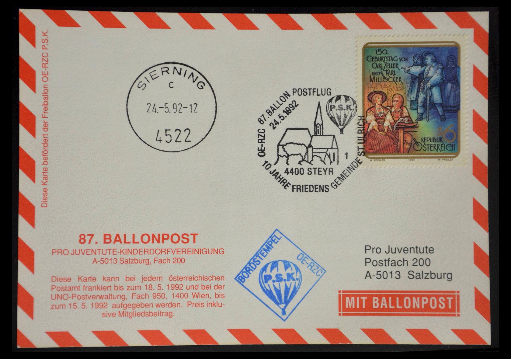 28889 047 - 28889 Balloon post 1927-2001.