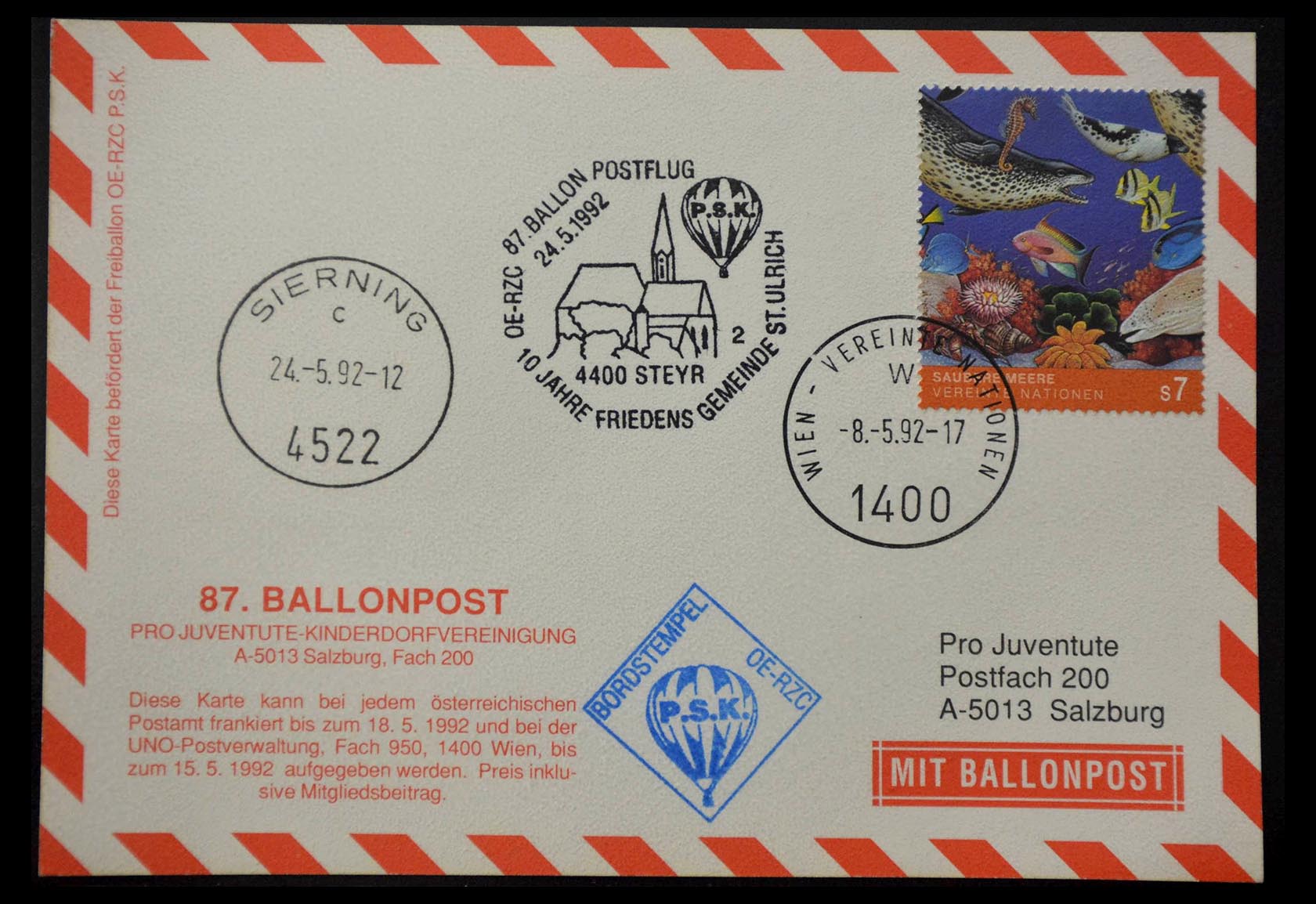 28889 048 - 28889 Ballonpost 1927-2001.
