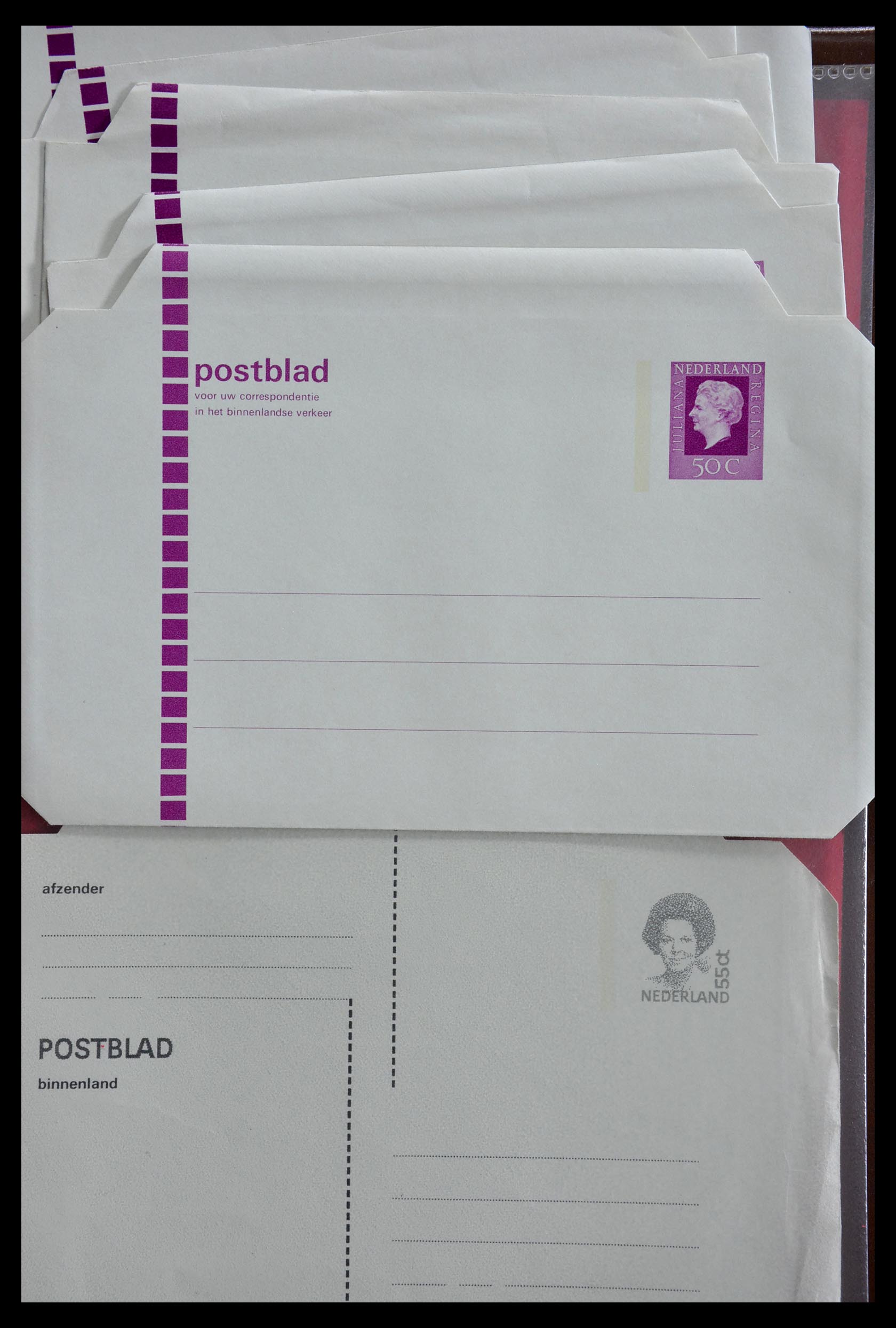 28895 013 - 28895 Netherlands postal stationeries.