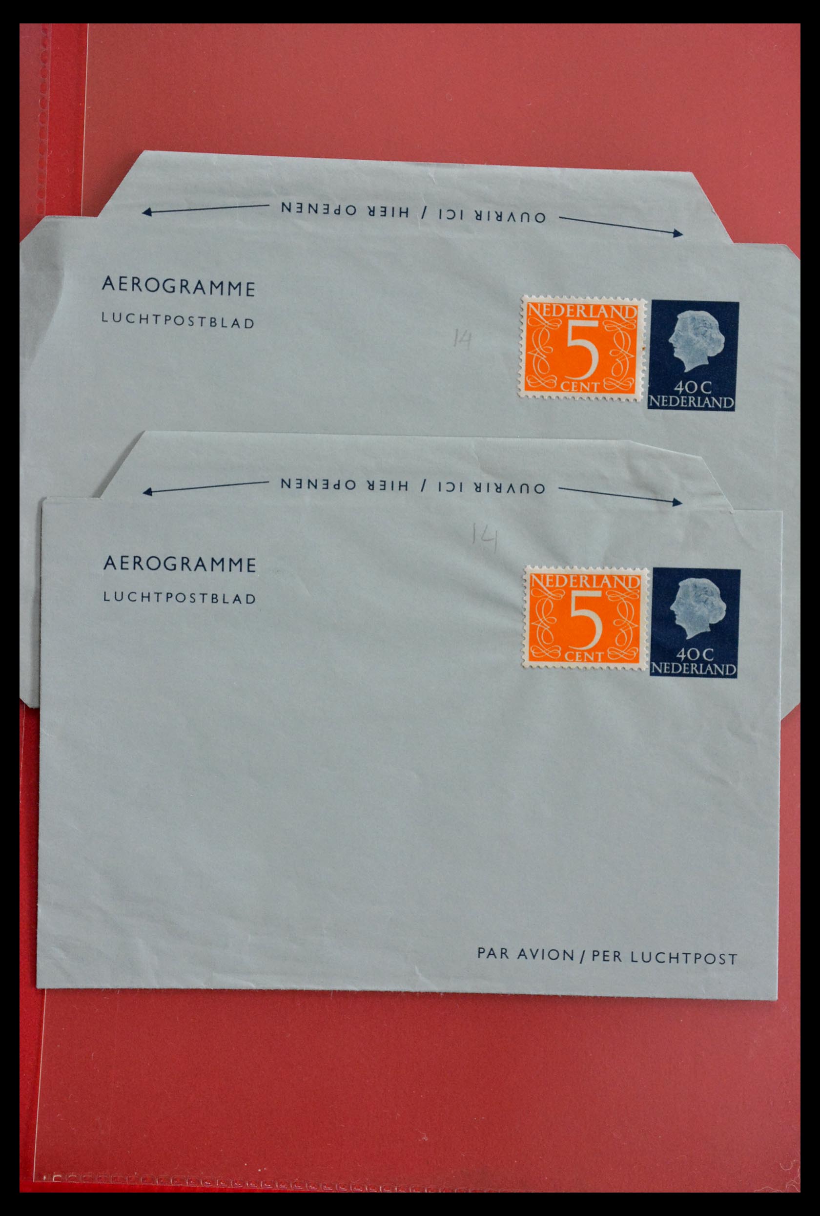 28895 018 - 28895 Netherlands postal stationeries.