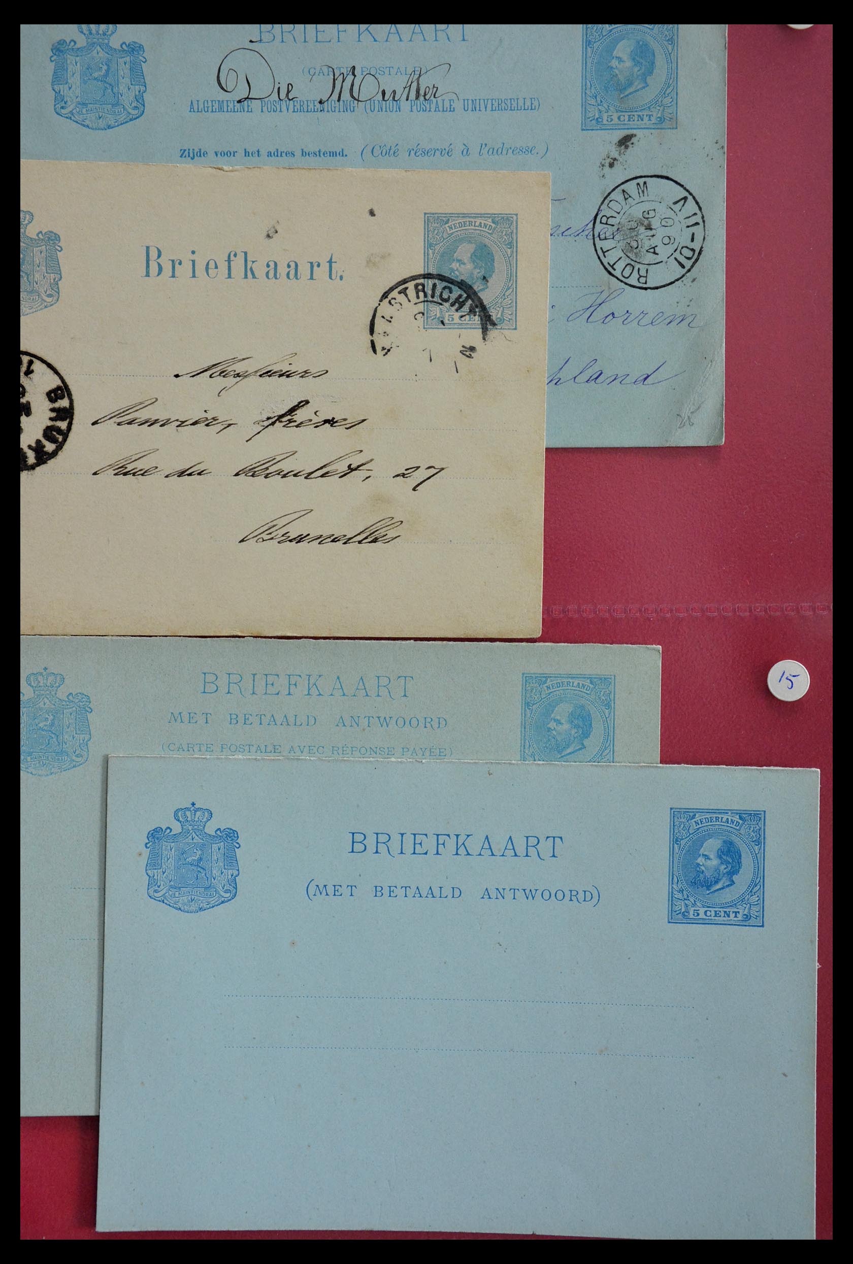 28895 061 - 28895 Nederland postwaardestukken.