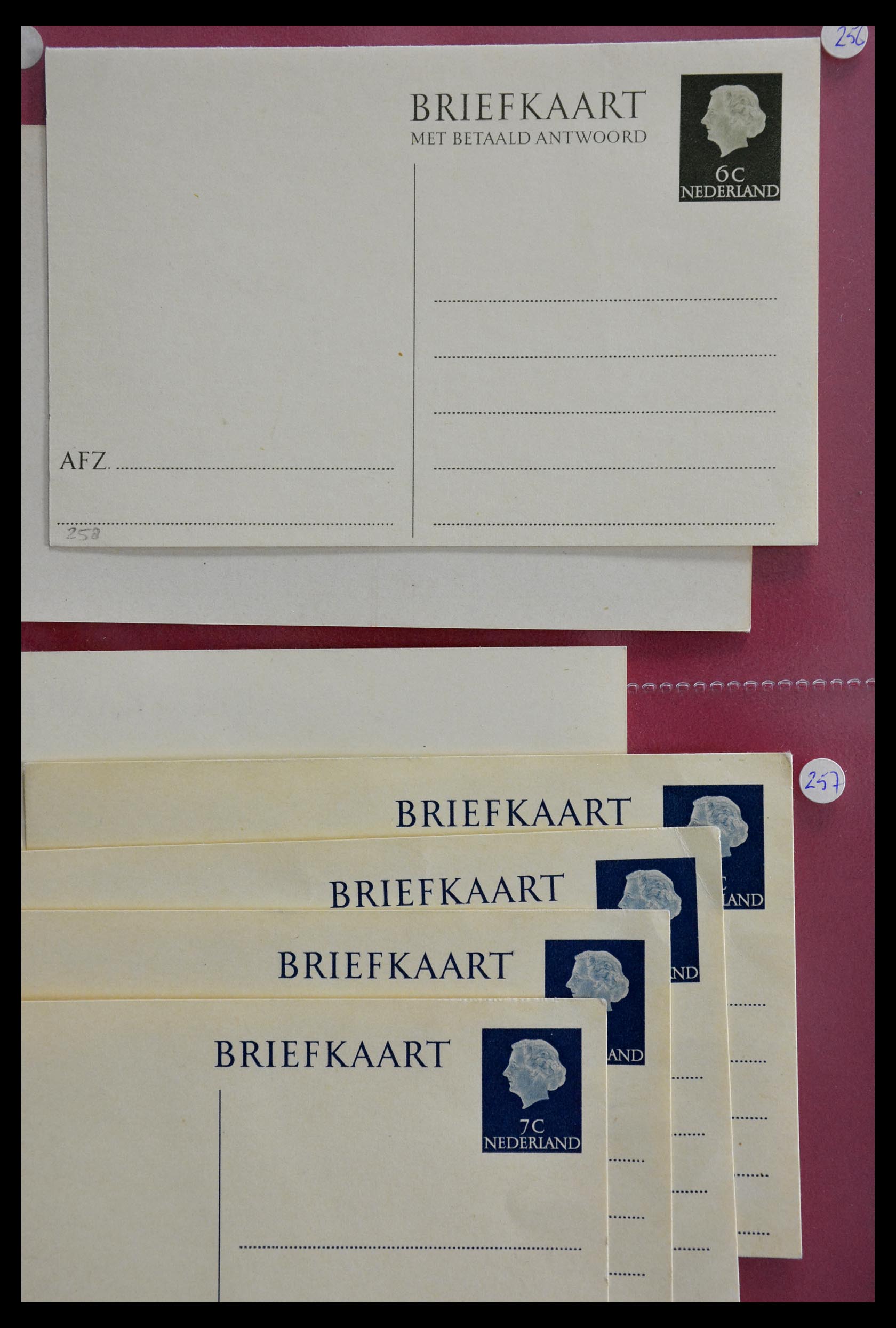28895 085 - 28895 Nederland postwaardestukken.