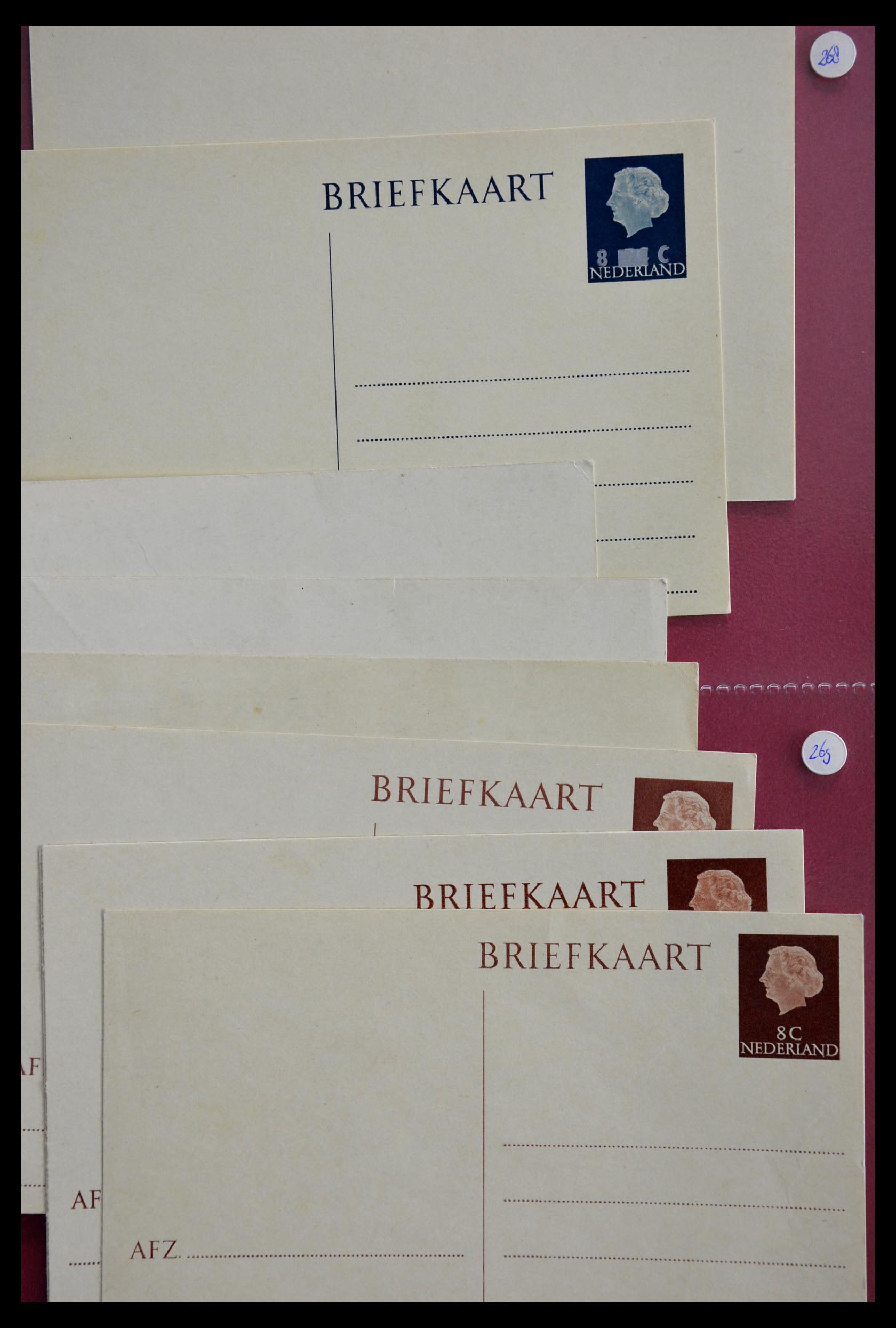 28895 090 - 28895 Nederland postwaardestukken.