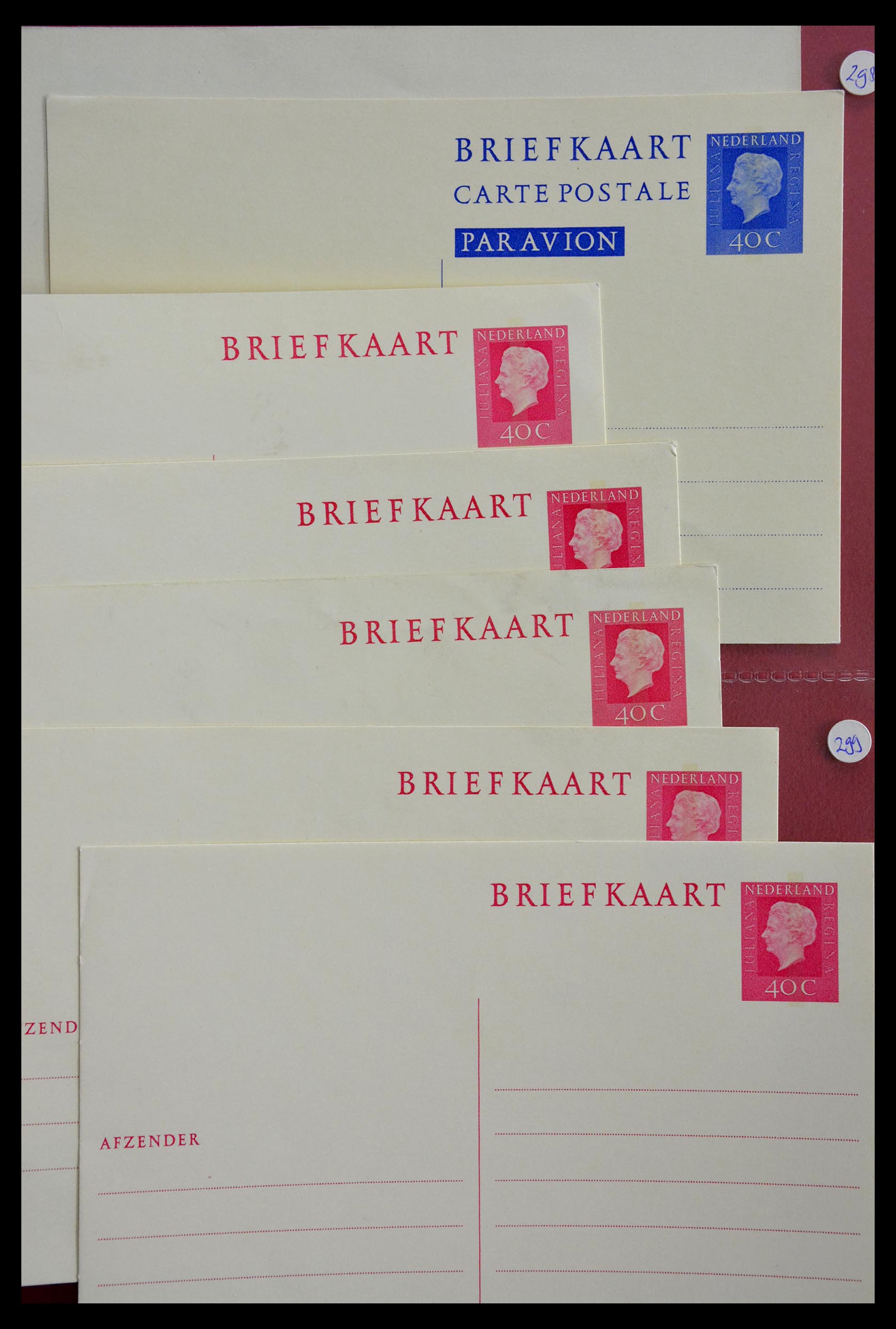 28895 104 - 28895 Nederland postwaardestukken.