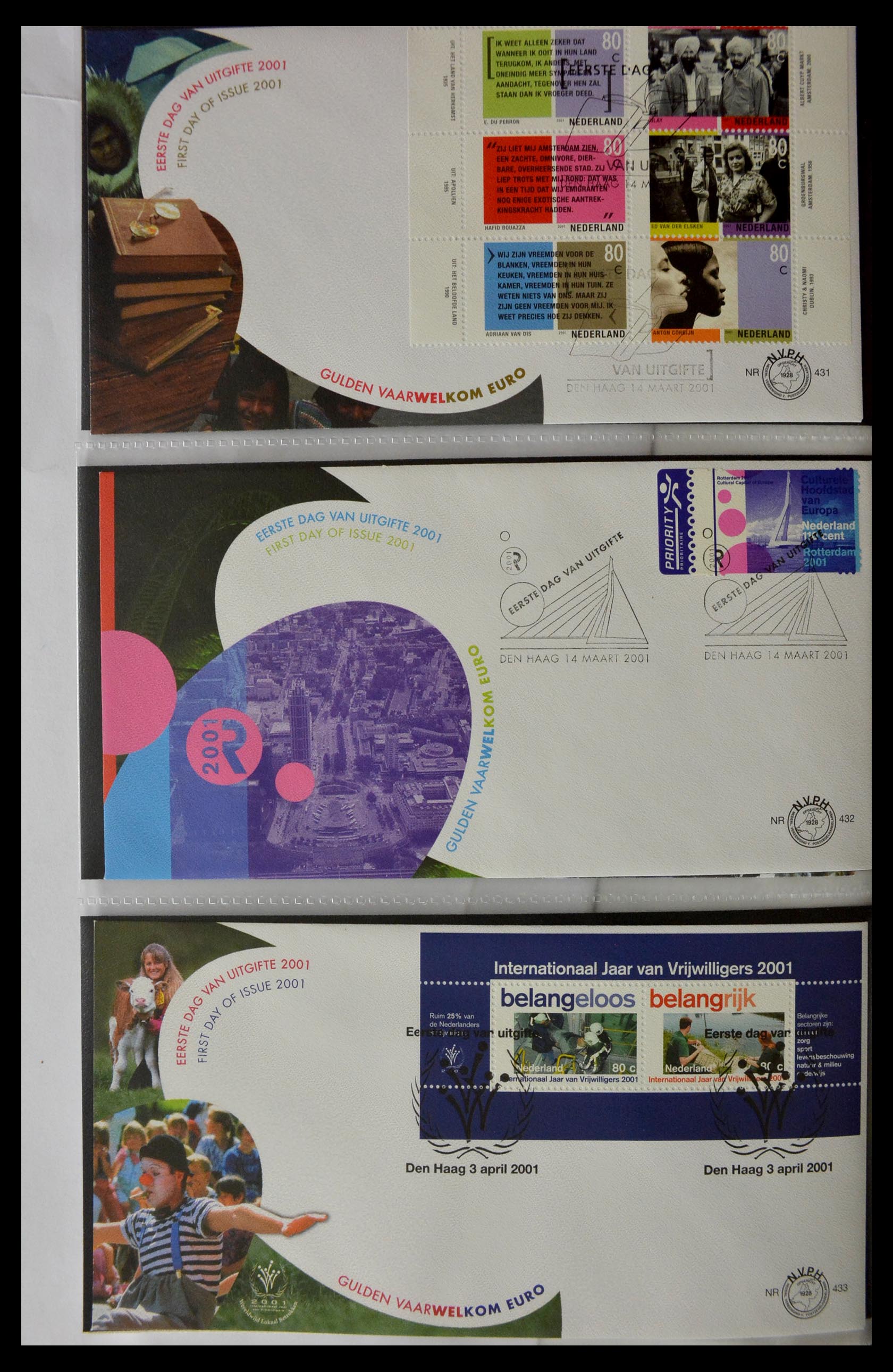28897 002 - 28897 Netherlands 2001-2013 FDC's.