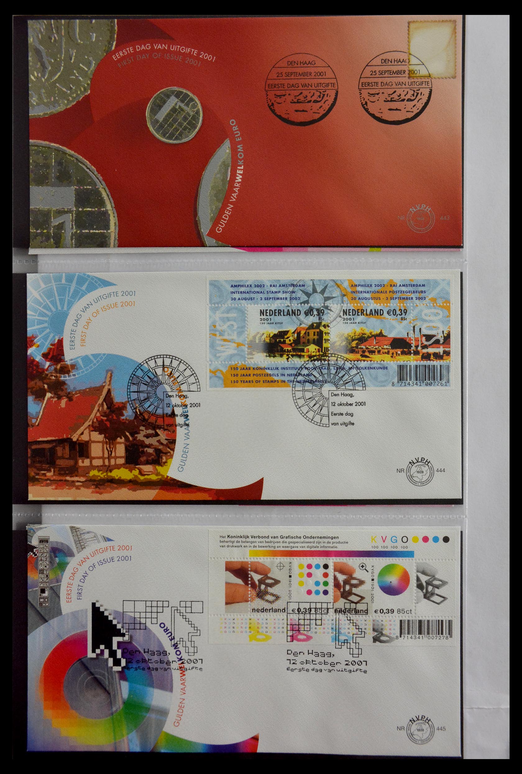 28897 007 - 28897 Netherlands 2001-2013 FDC's.