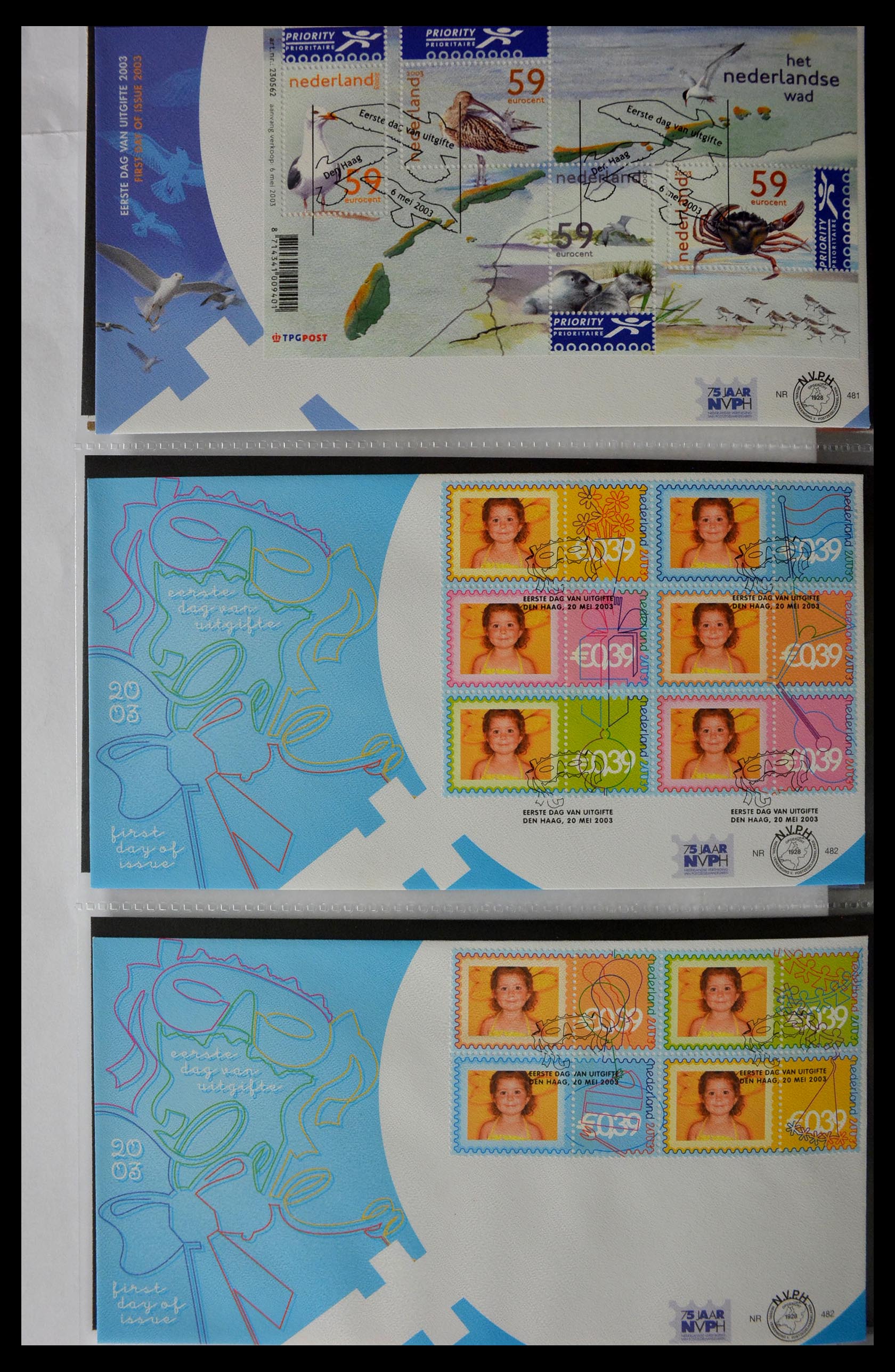 28897 022 - 28897 Netherlands 2001-2013 FDC's.