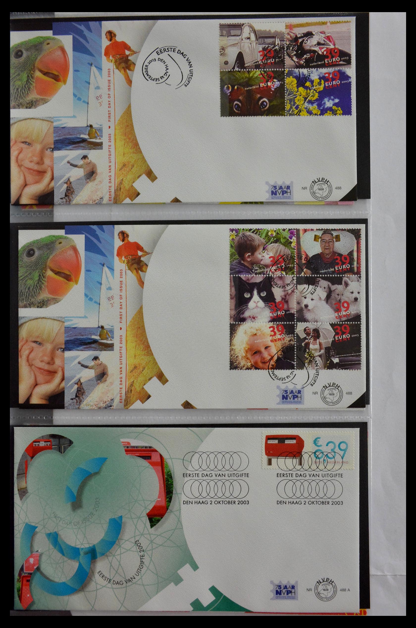 28897 025 - 28897 Netherlands 2001-2013 FDC's.