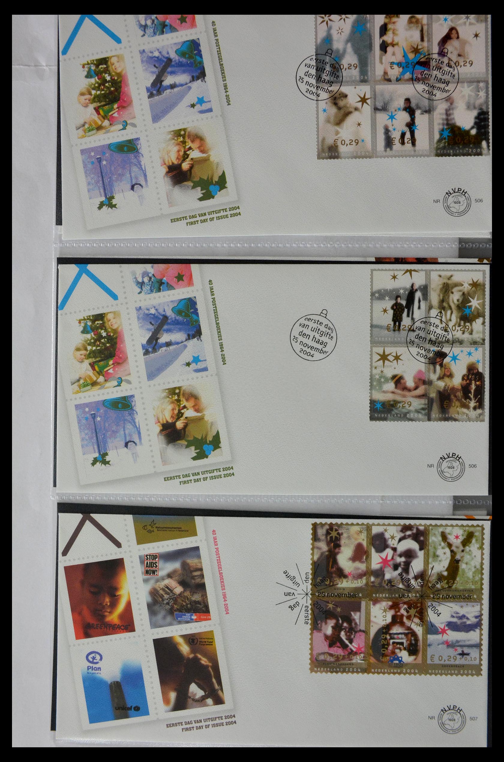 28897 034 - 28897 Netherlands 2001-2013 FDC's.