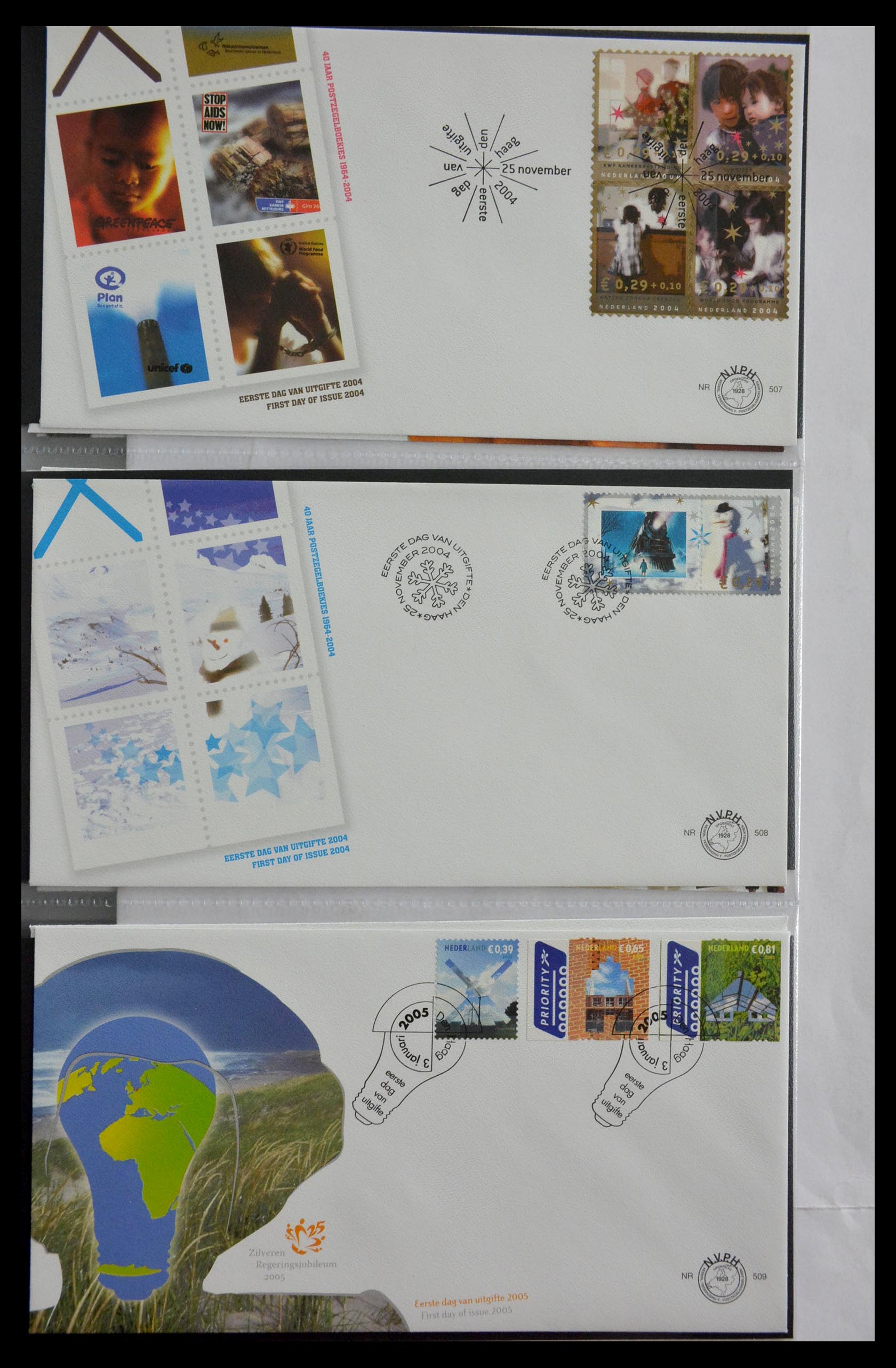 28897 035 - 28897 Netherlands 2001-2013 FDC's.