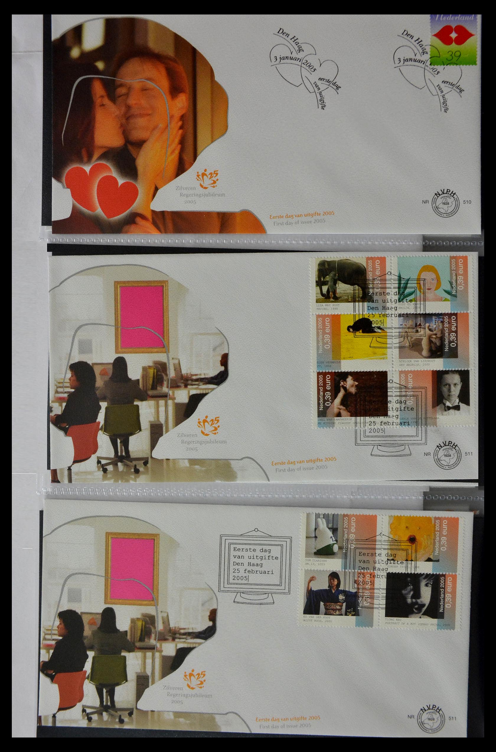 28897 036 - 28897 Netherlands 2001-2013 FDC's.