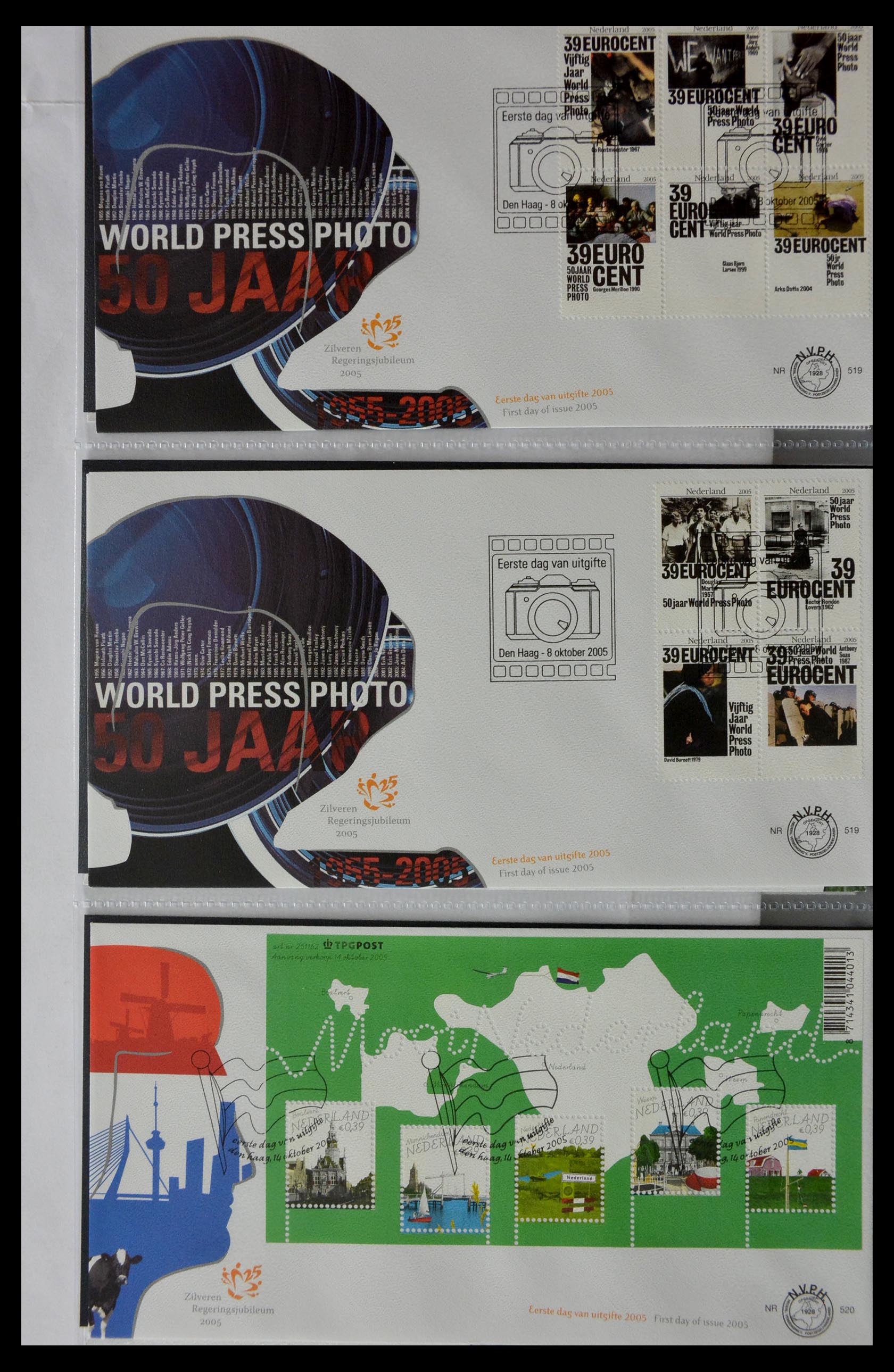 28897 040 - 28897 Netherlands 2001-2013 FDC's.