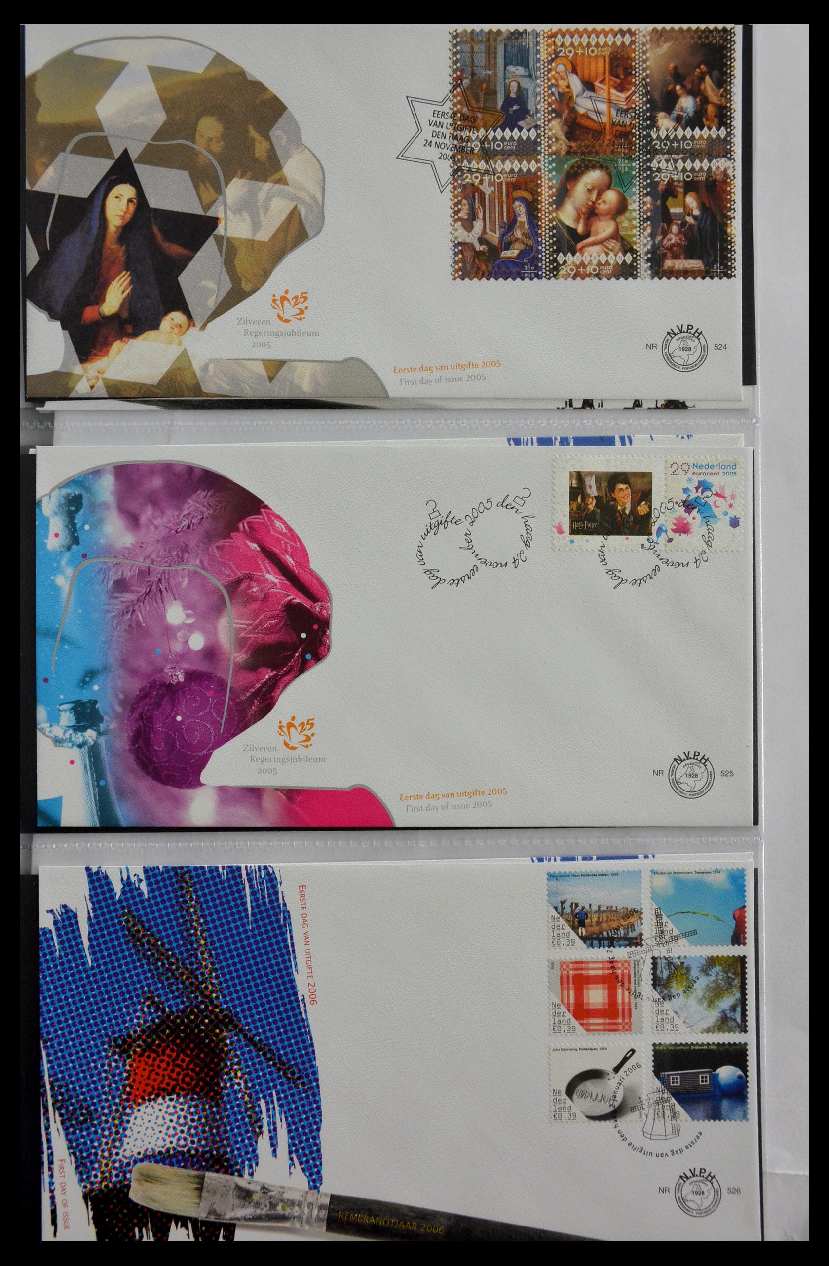 28897 043 - 28897 Netherlands 2001-2013 FDC's.