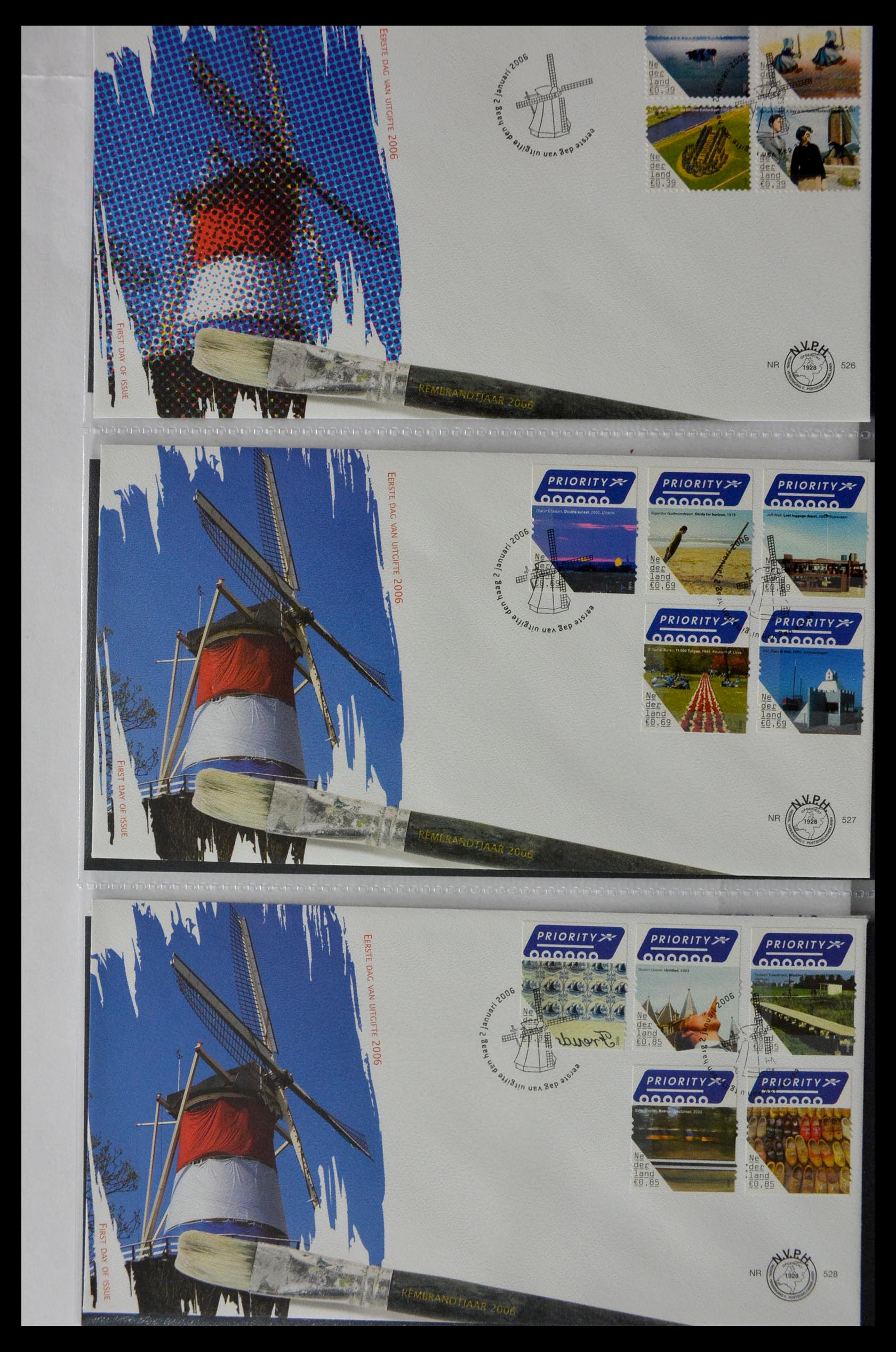 28897 044 - 28897 Netherlands 2001-2013 FDC's.