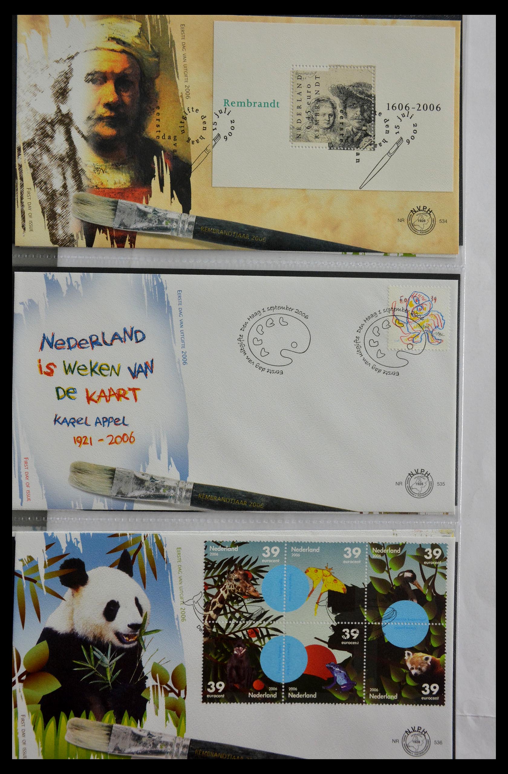 28897 047 - 28897 Netherlands 2001-2013 FDC's.