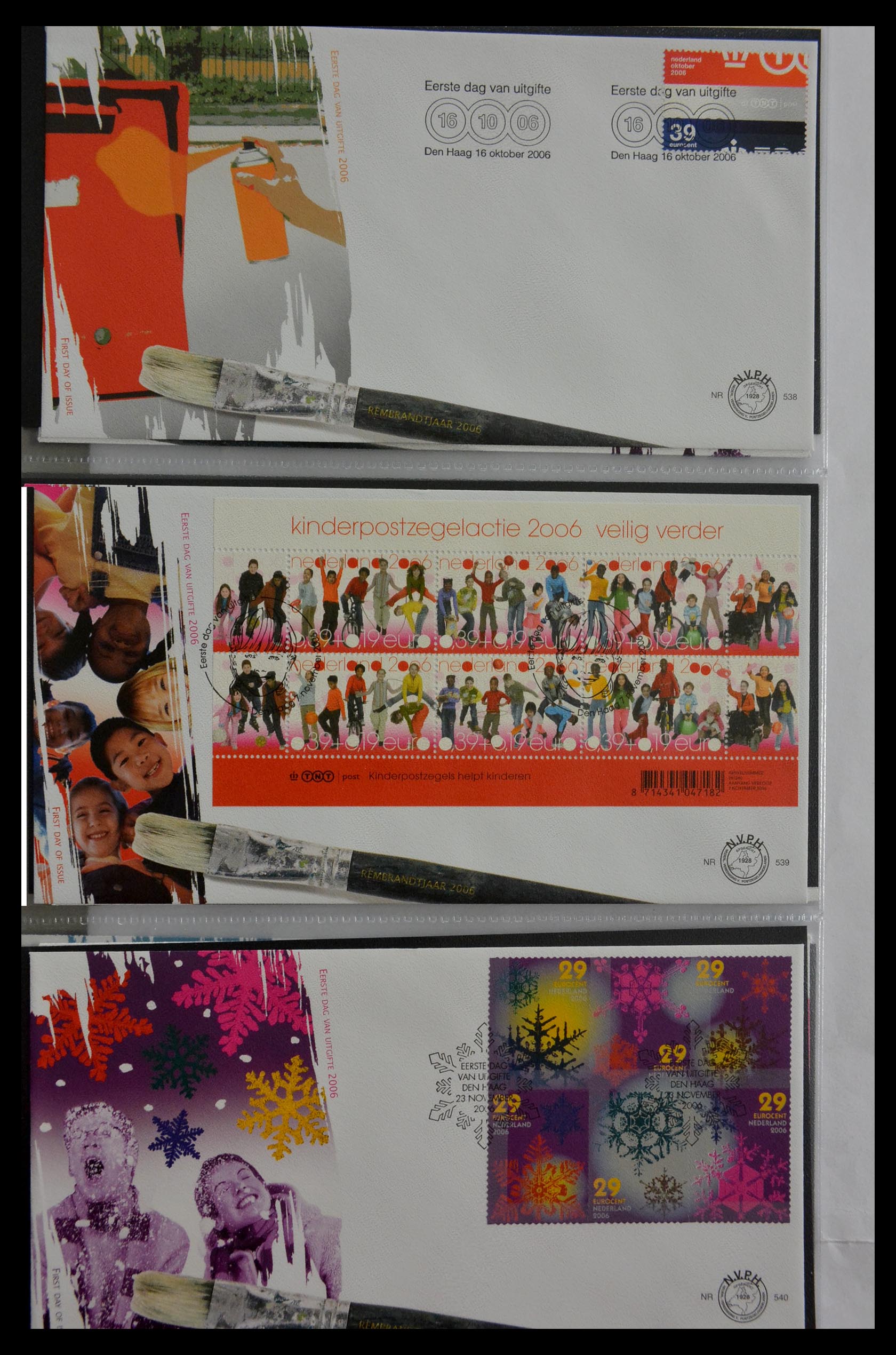 28897 049 - 28897 Netherlands 2001-2013 FDC's.