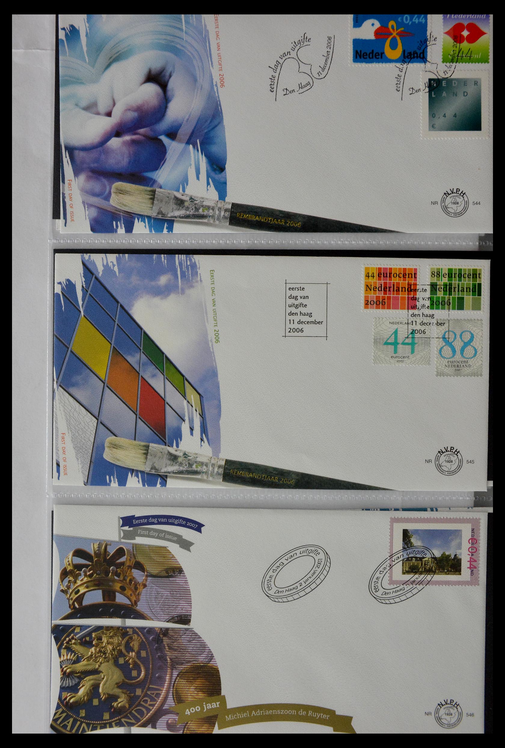 28897 052 - 28897 Netherlands 2001-2013 FDC's.