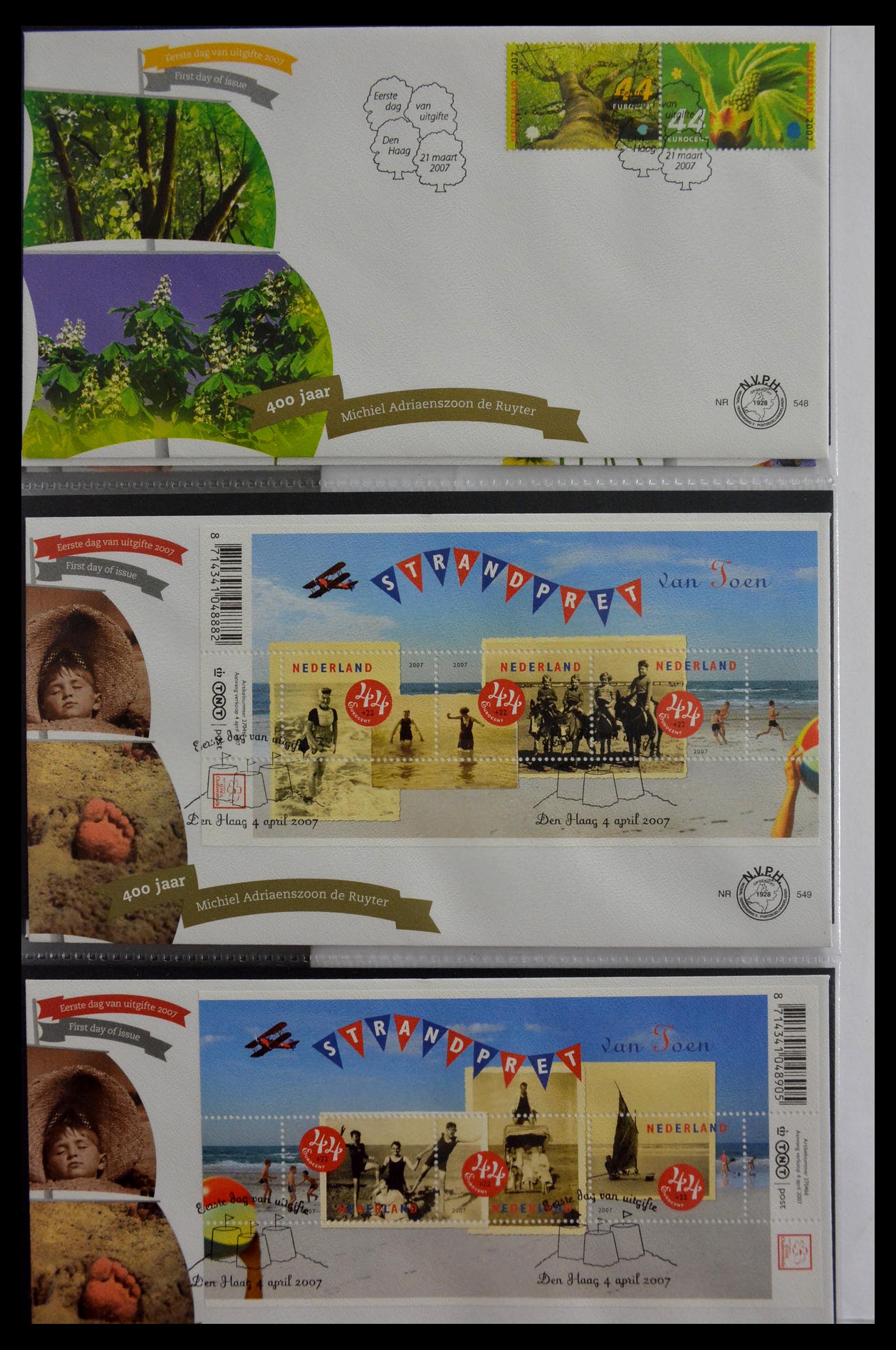 28897 054 - 28897 Netherlands 2001-2013 FDC's.
