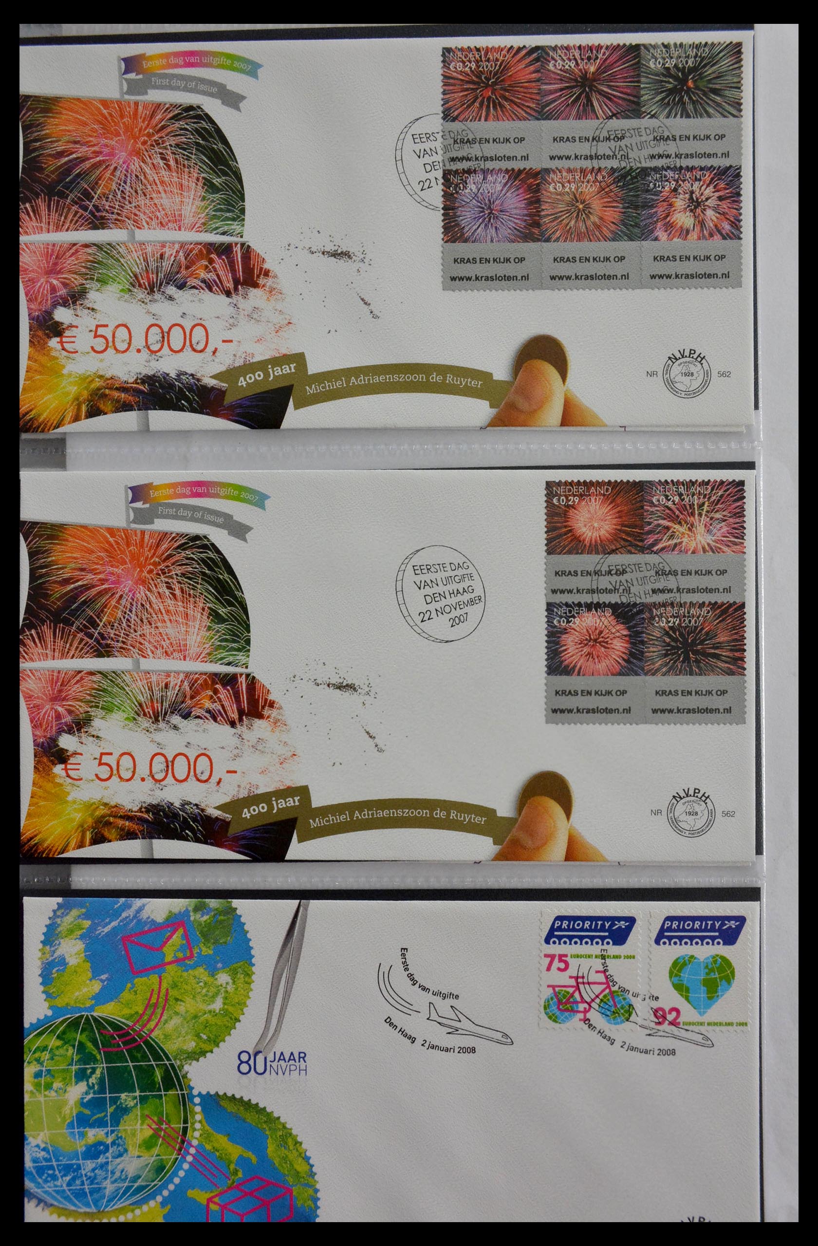 28897 060 - 28897 Netherlands 2001-2013 FDC's.