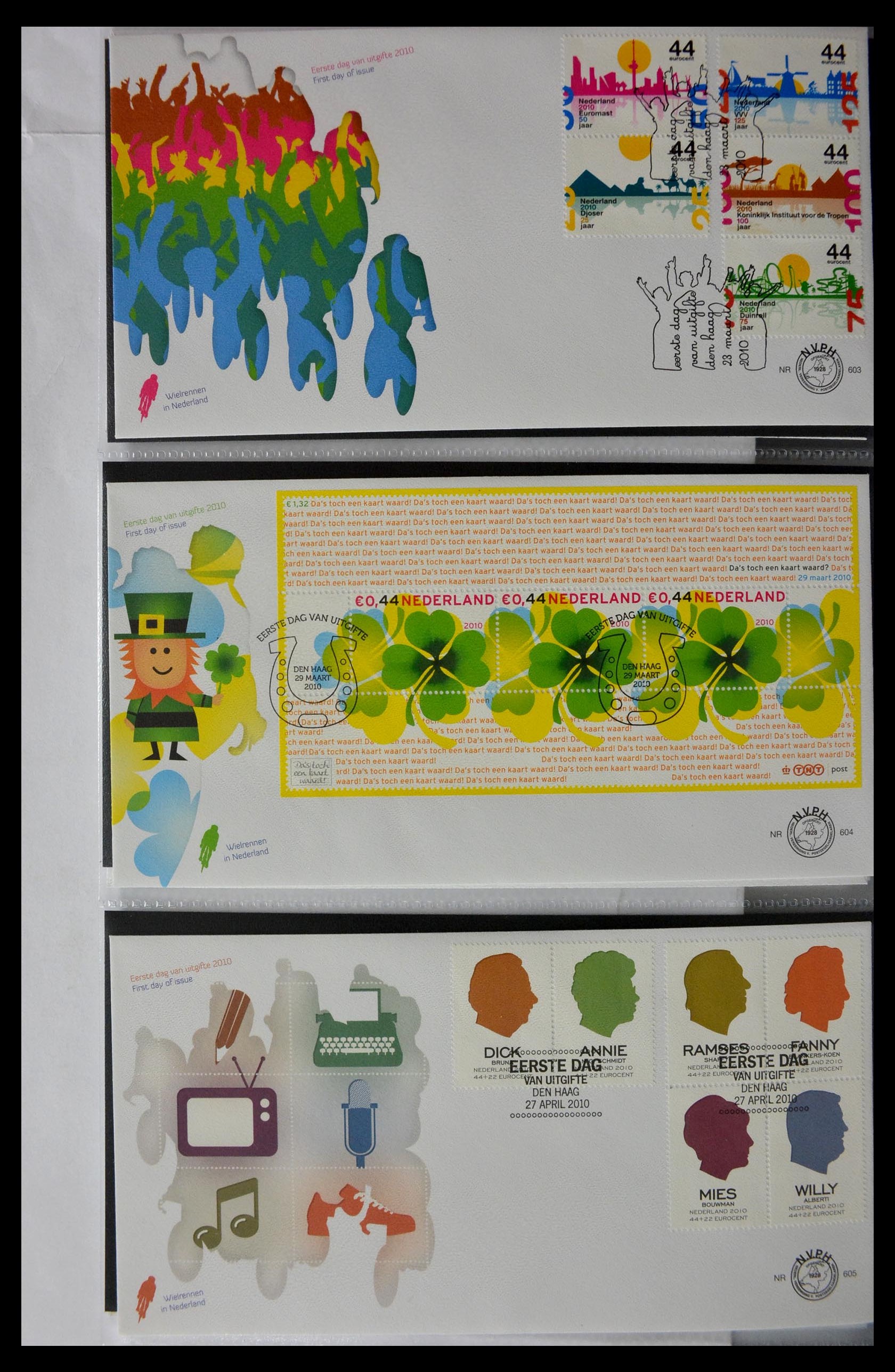 28897 077 - 28897 Netherlands 2001-2013 FDC's.