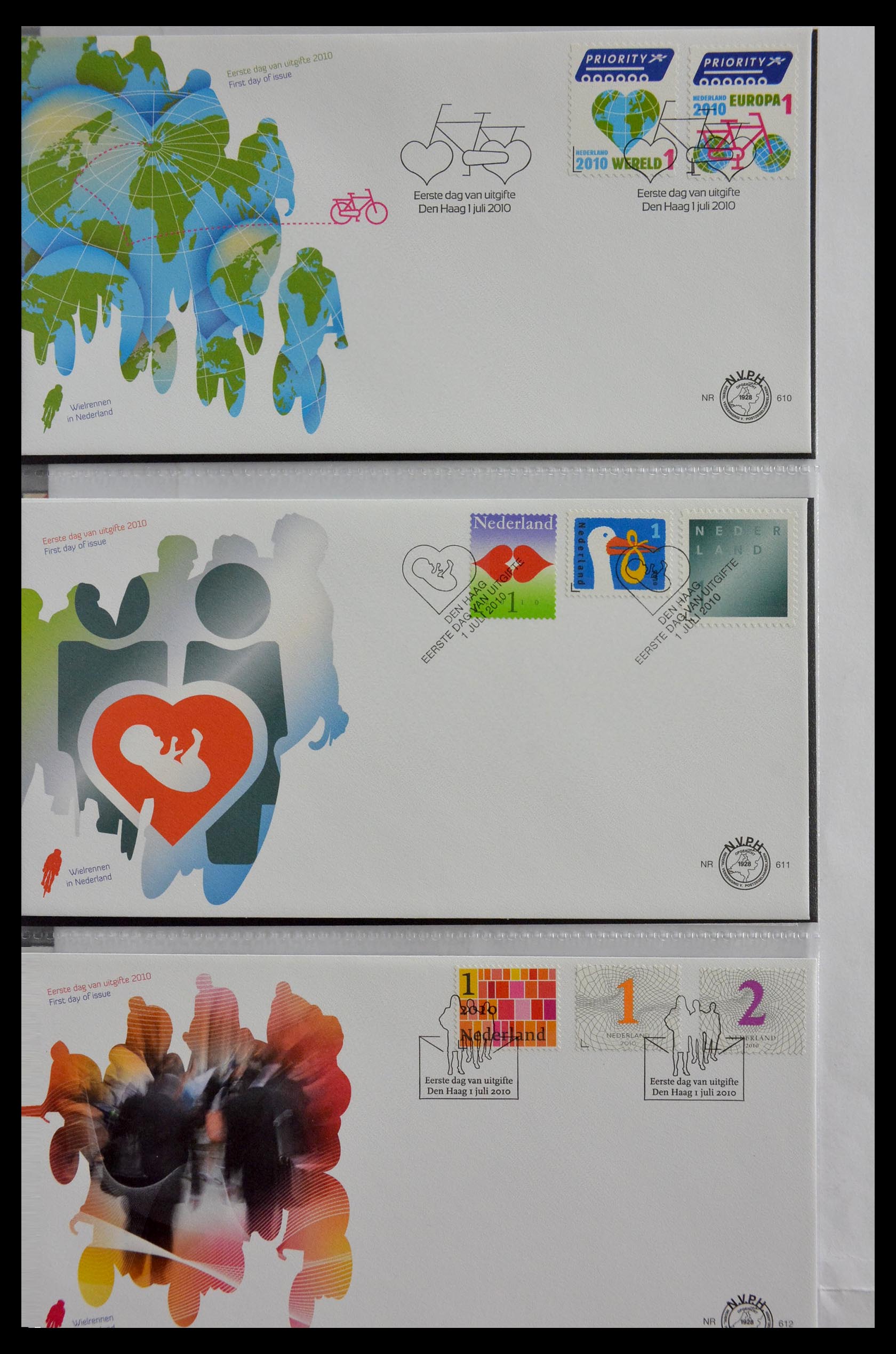 28897 080 - 28897 Netherlands 2001-2013 FDC's.