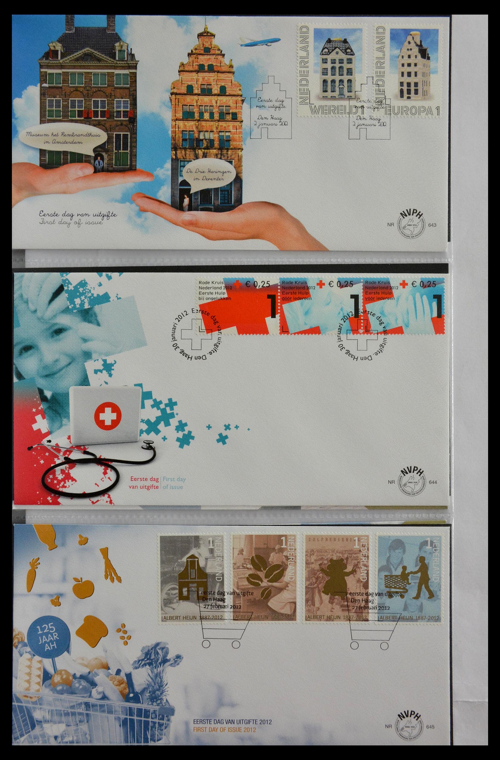 28897 094 - 28897 Netherlands 2001-2013 FDC's.