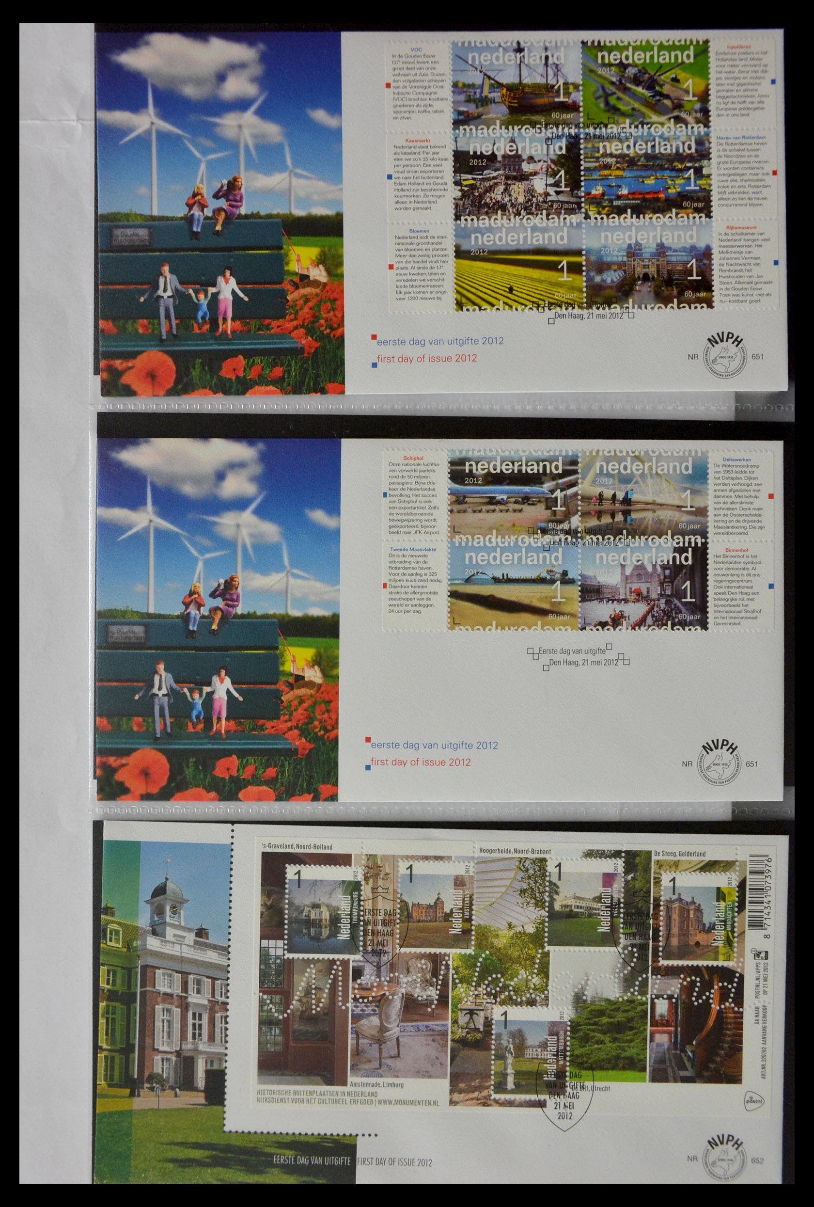 28897 097 - 28897 Netherlands 2001-2013 FDC's.