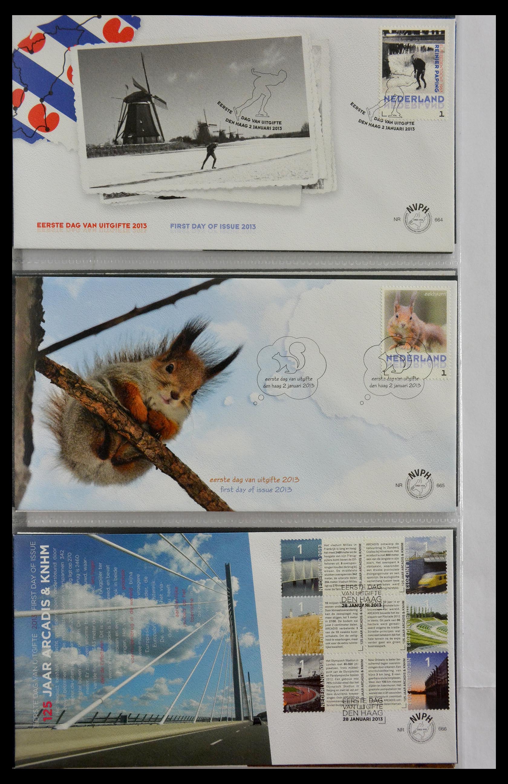 28897 104 - 28897 Netherlands 2001-2013 FDC's.