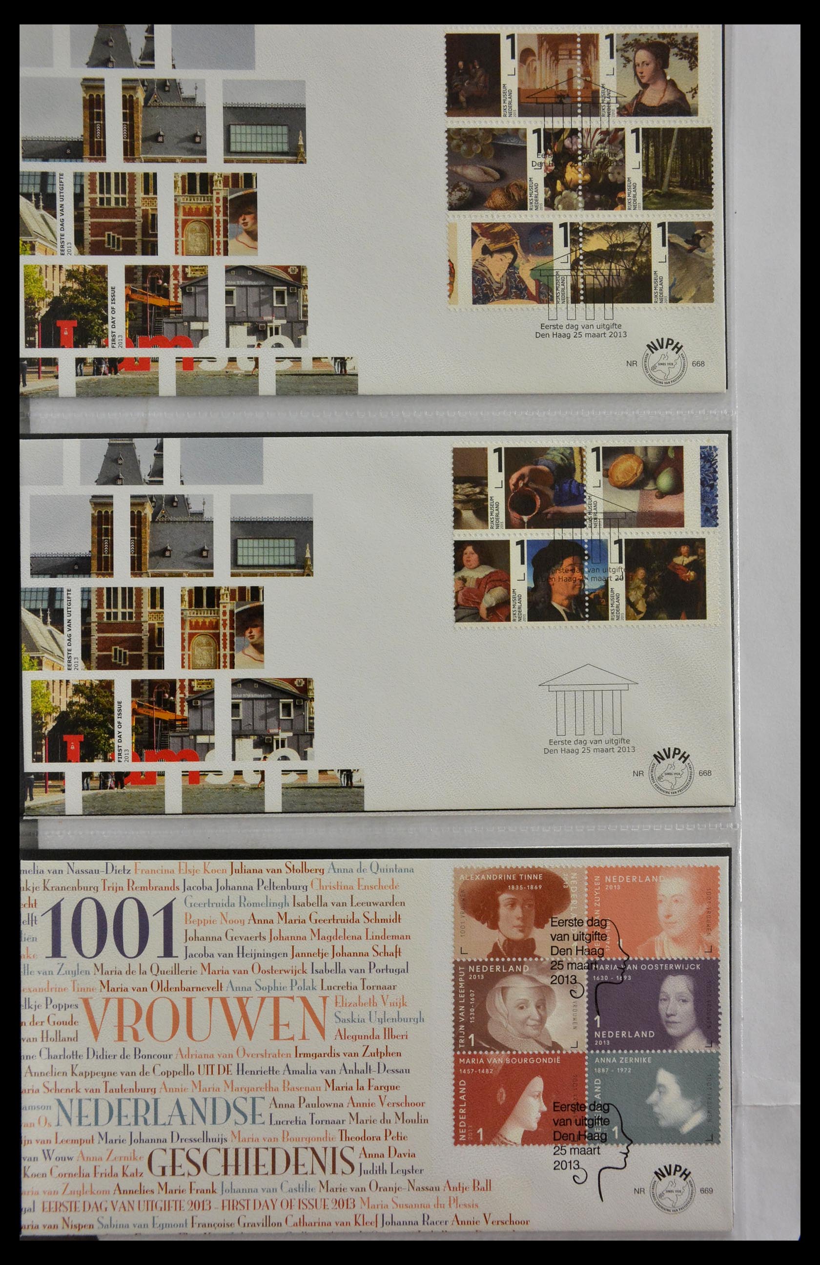 28897 106 - 28897 Netherlands 2001-2013 FDC's.