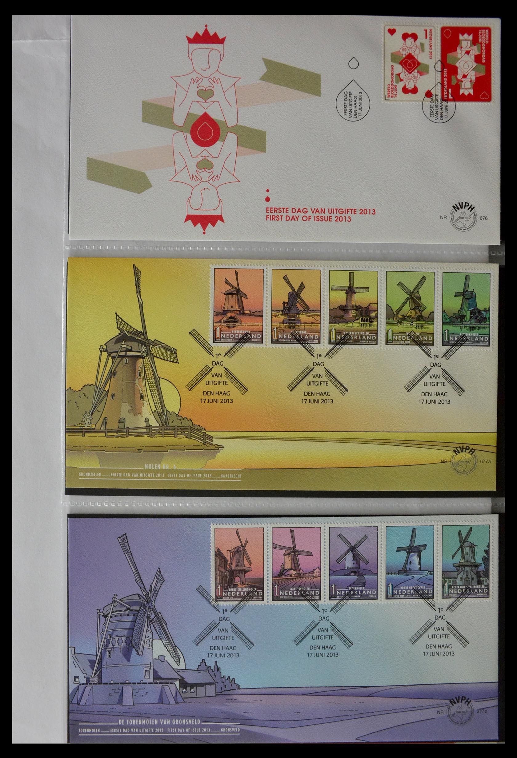 28897 109 - 28897 Netherlands 2001-2013 FDC's.