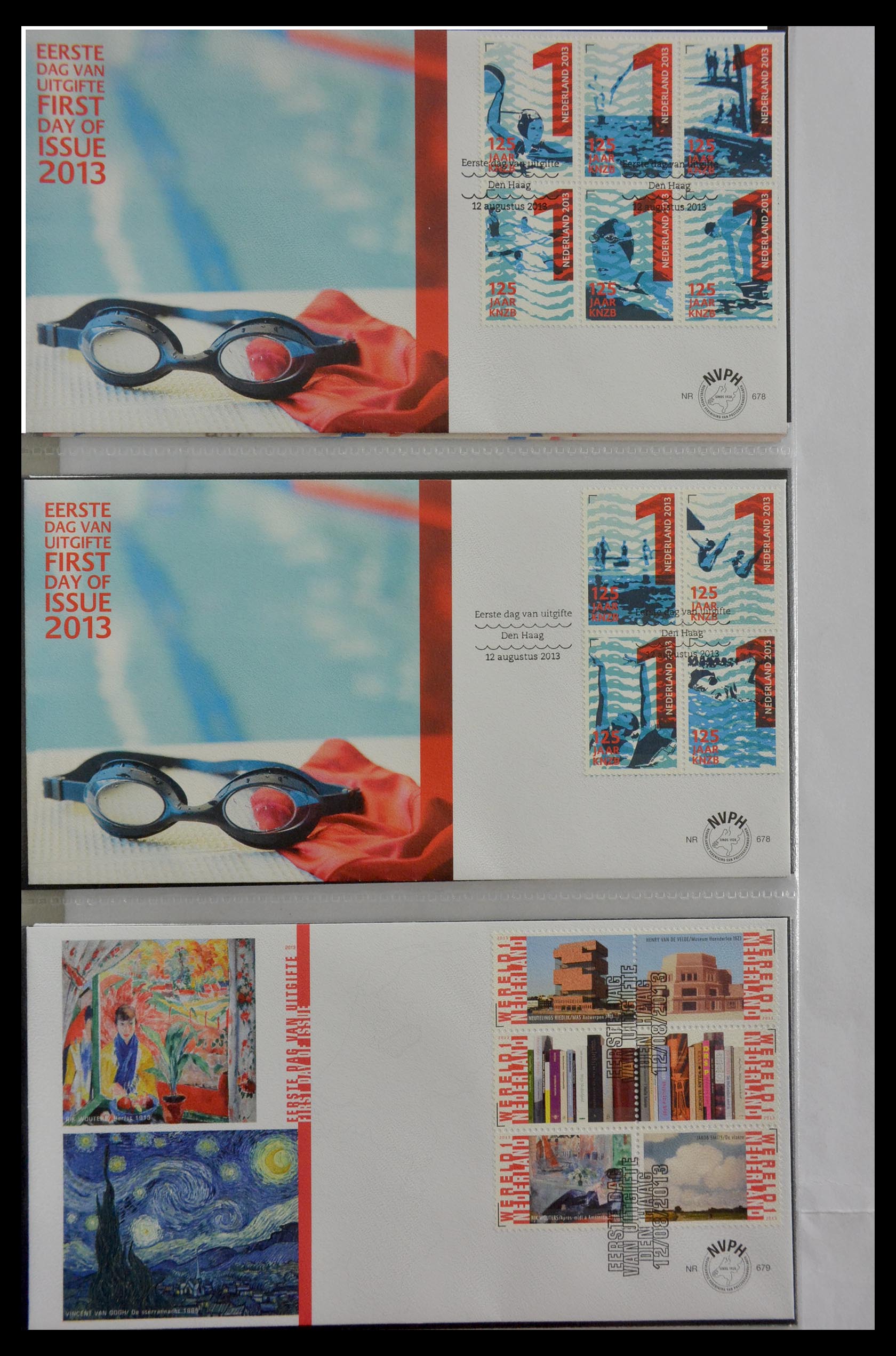 28897 110 - 28897 Netherlands 2001-2013 FDC's.