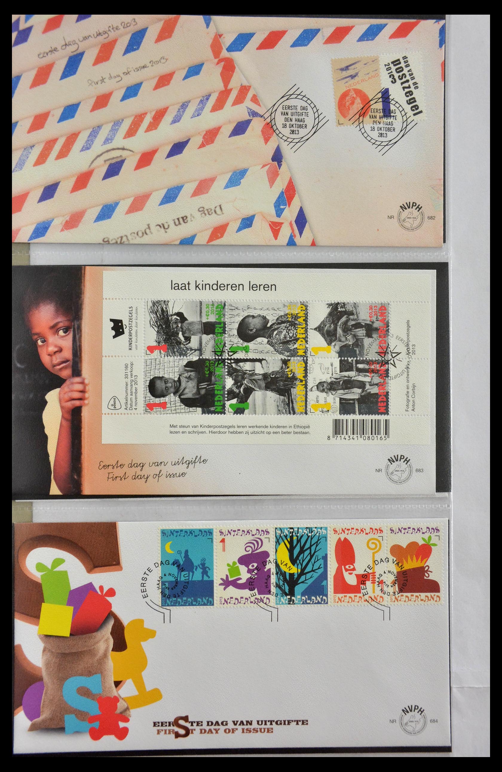 28897 112 - 28897 Netherlands 2001-2013 FDC's.