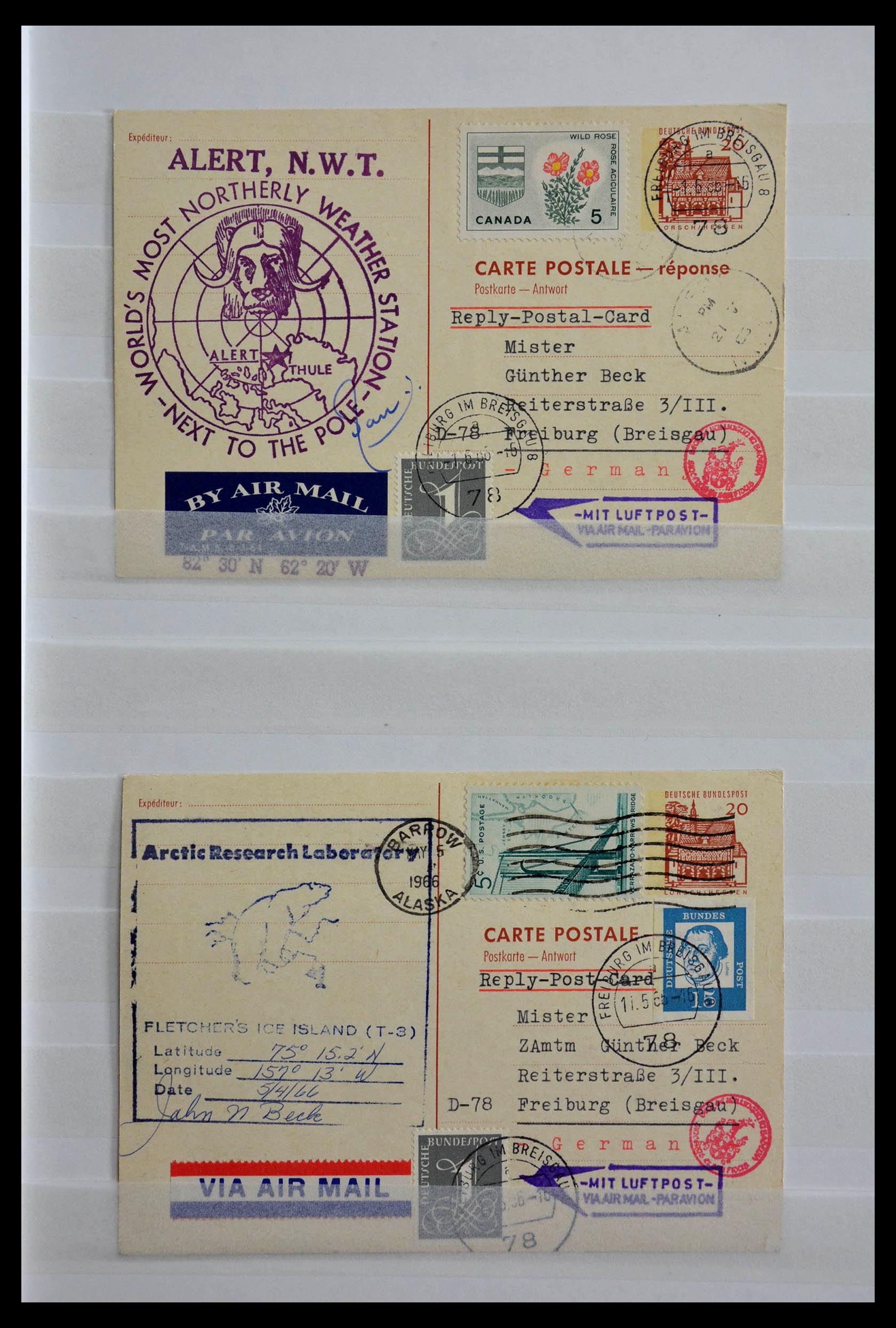 28909 001 - 28909 Arctic and Antarctic covers.