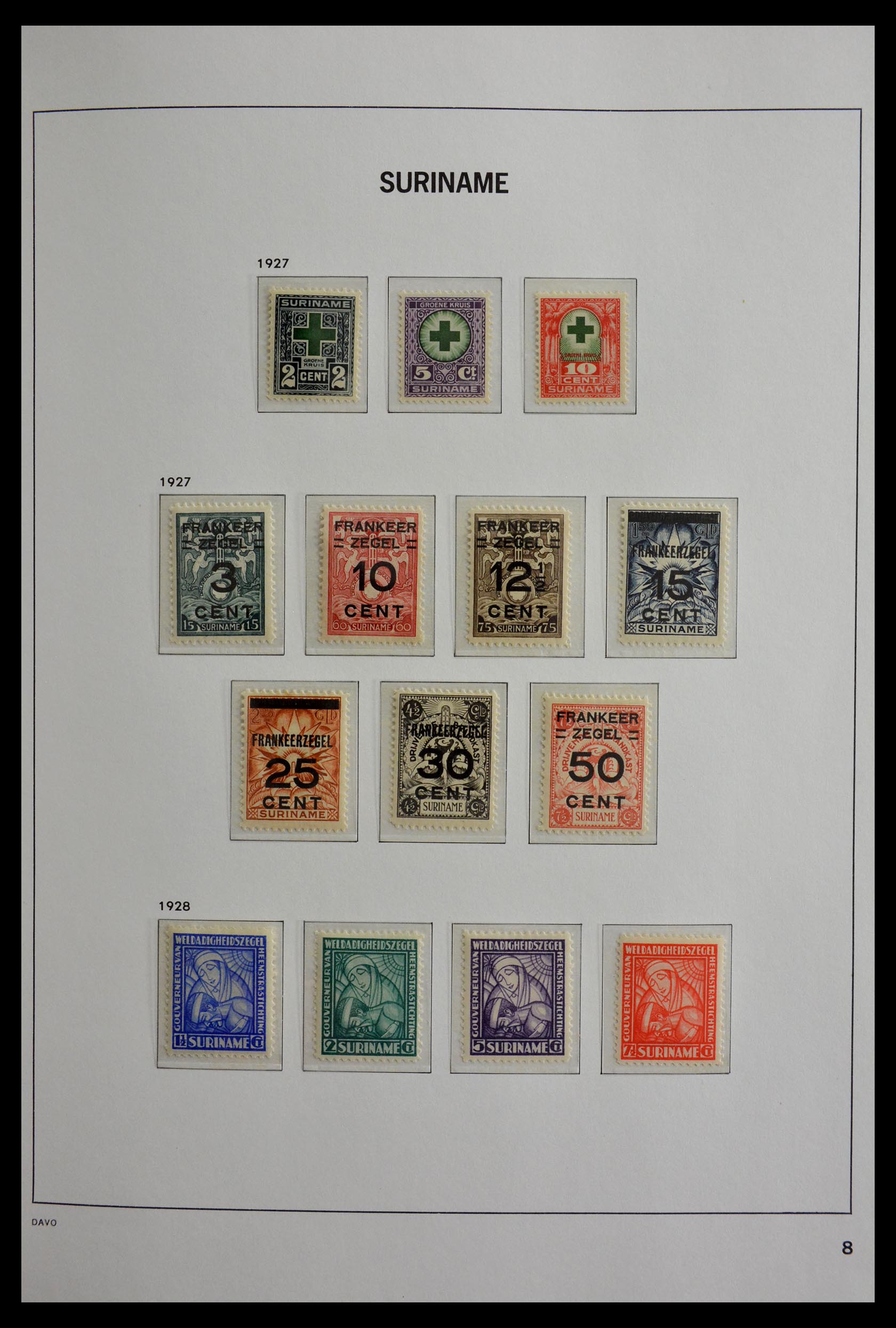 28931 007 - 28931 Surinam 1890-1975.