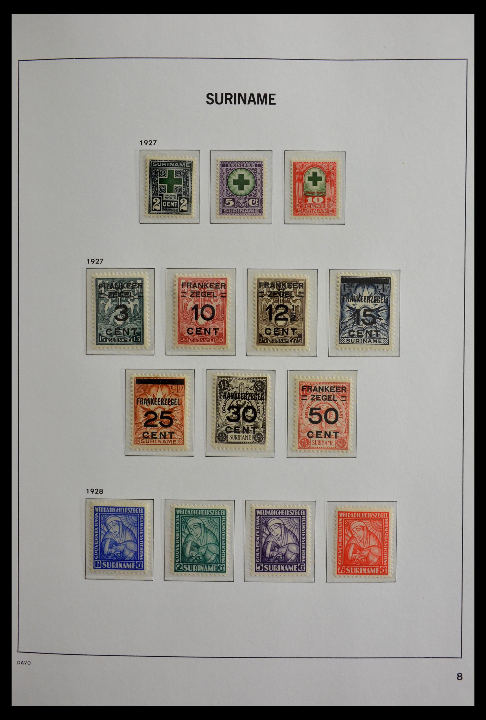 28931 007 - 28931 Surinam 1890-1975.