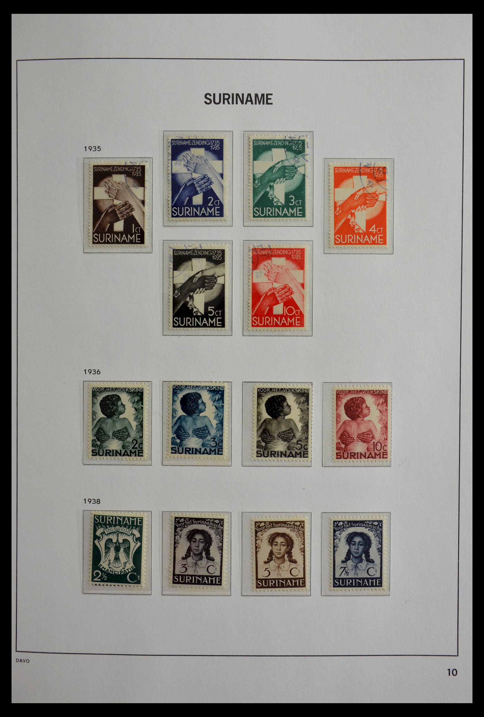 28931 009 - 28931 Surinam 1890-1975.