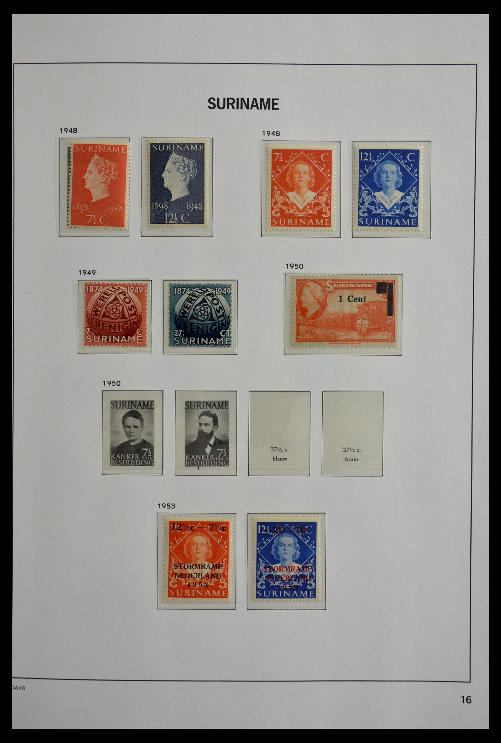 28931 015 - 28931 Surinam 1890-1975.