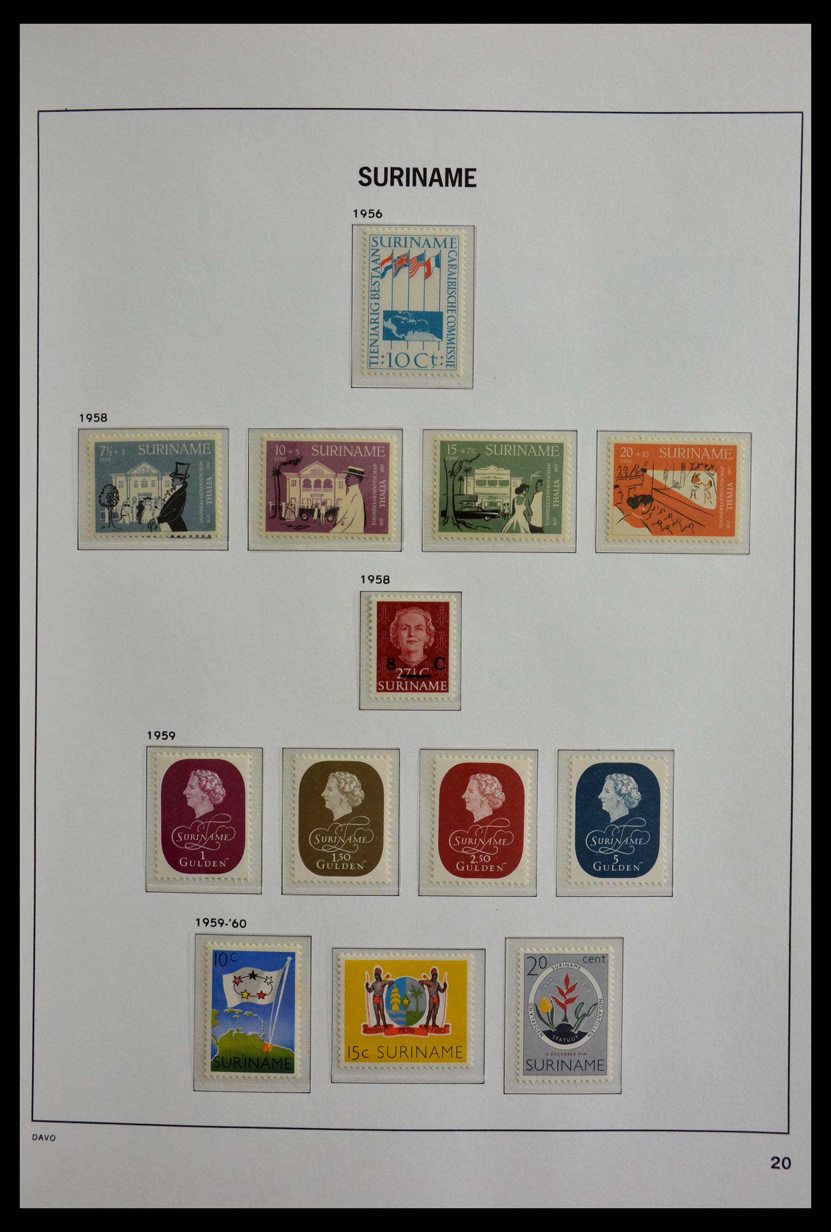28931 019 - 28931 Surinam 1890-1975.