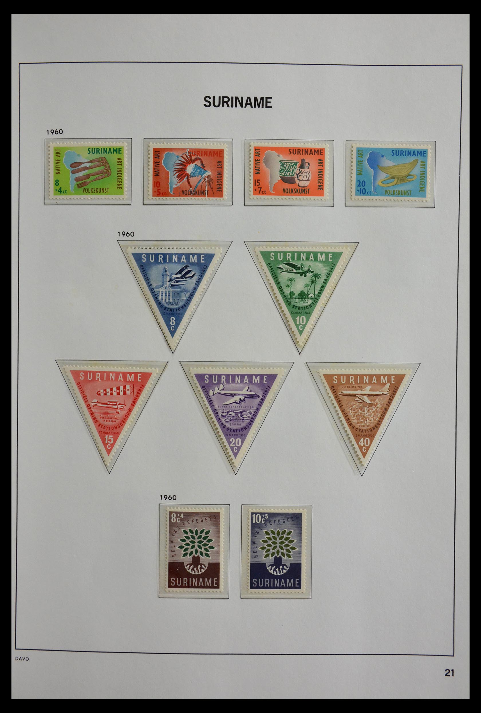 28931 020 - 28931 Suriname 1890-1975.
