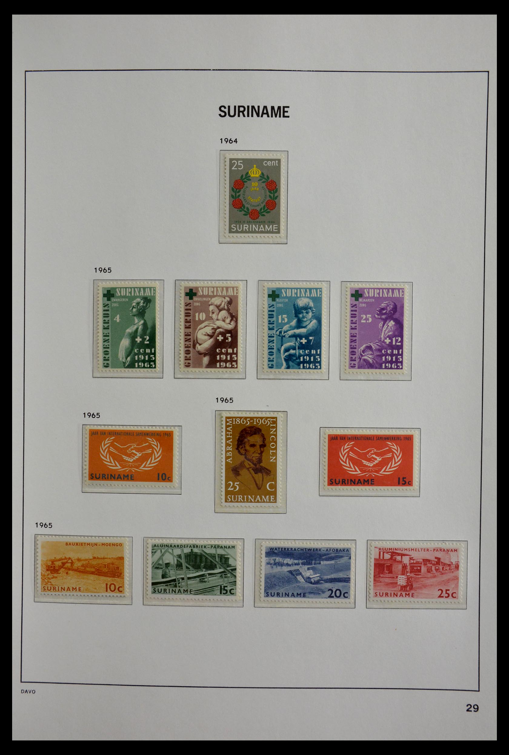 28931 028 - 28931 Surinam 1890-1975.