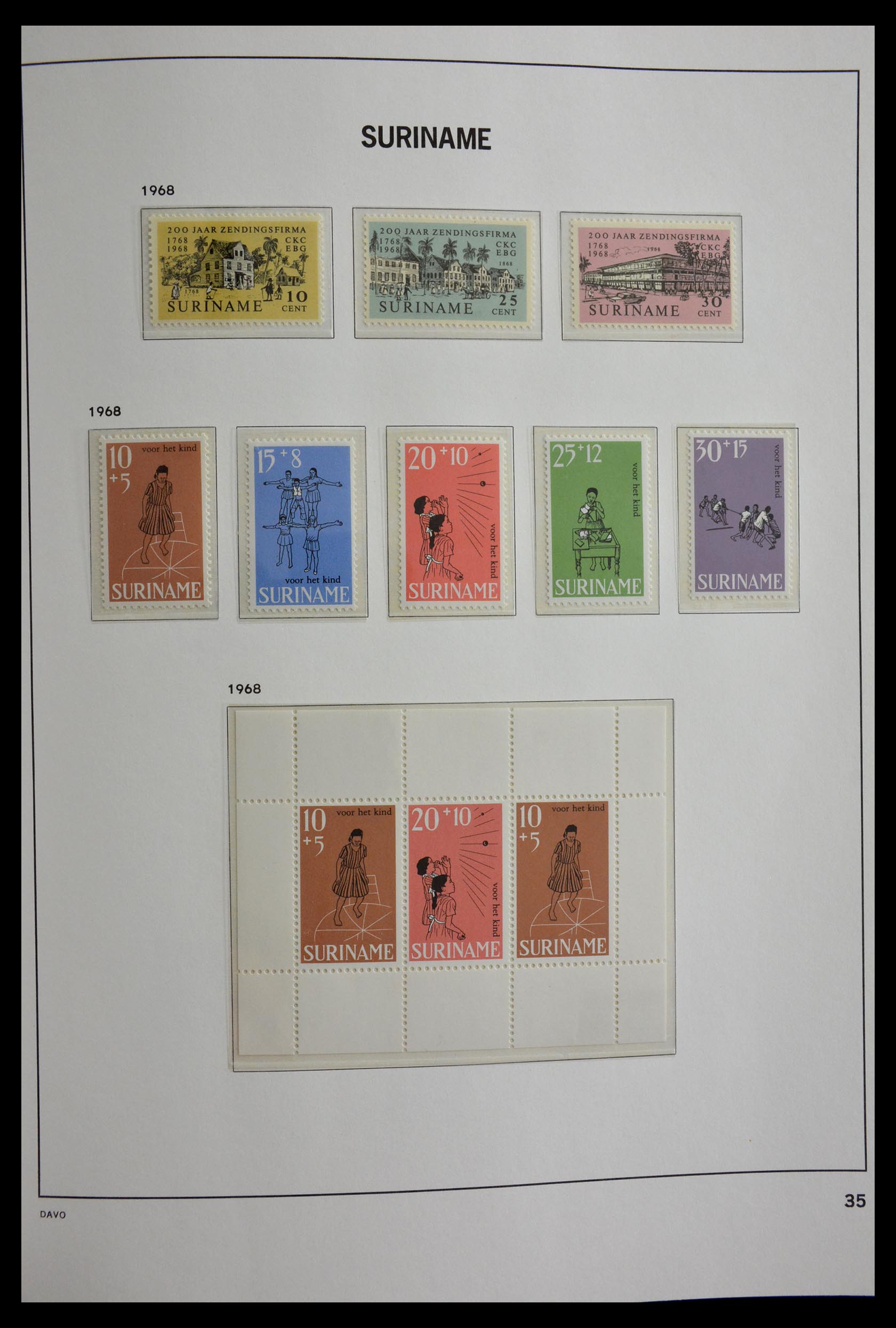 28931 035 - 28931 Surinam 1890-1975.