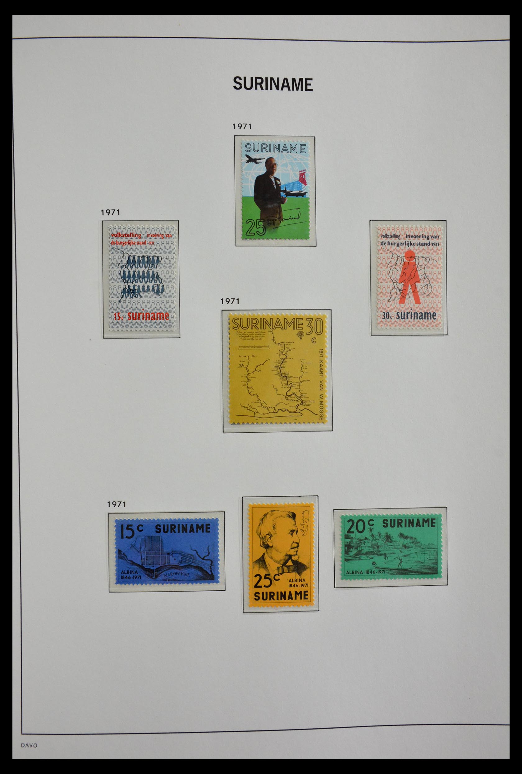 28931 041 - 28931 Surinam 1890-1975.