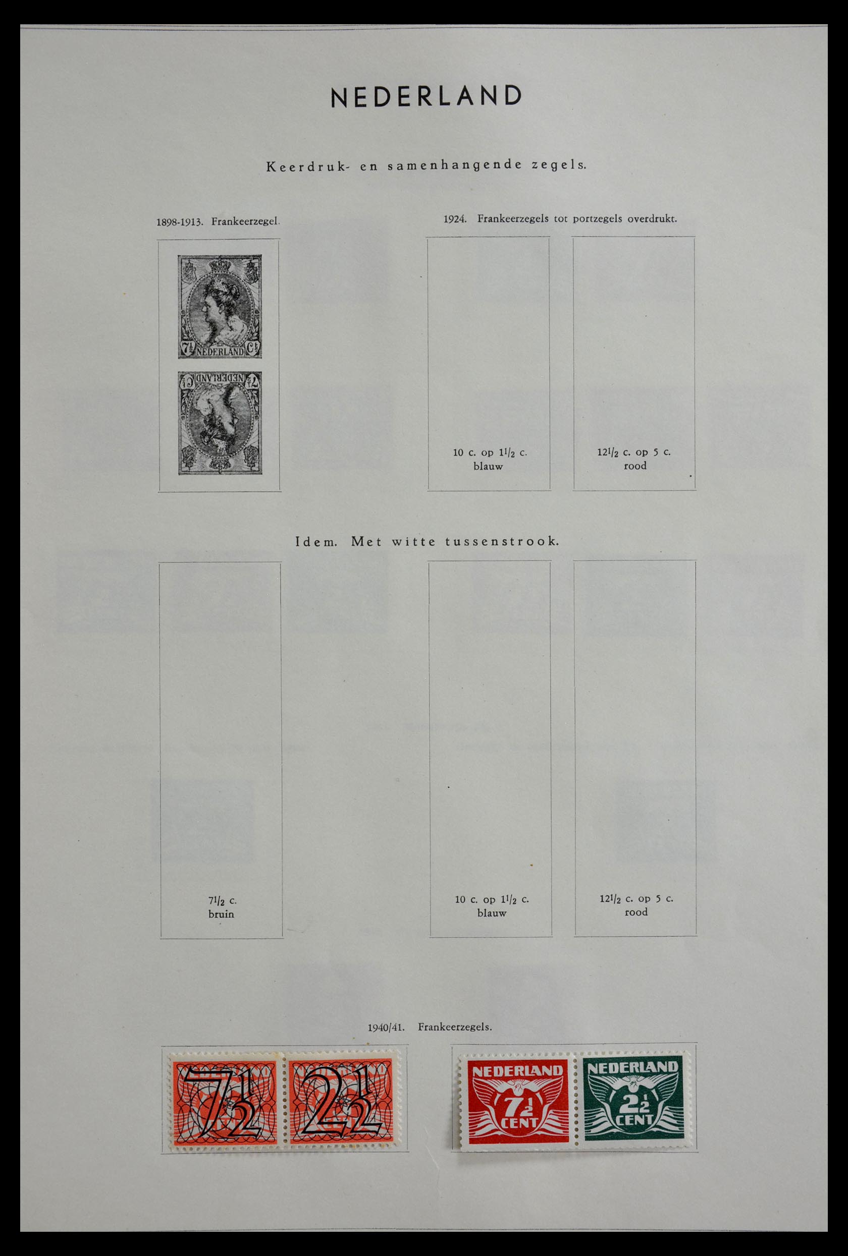 28937 042 - 28937 Netherlands and territories 1899-1957.