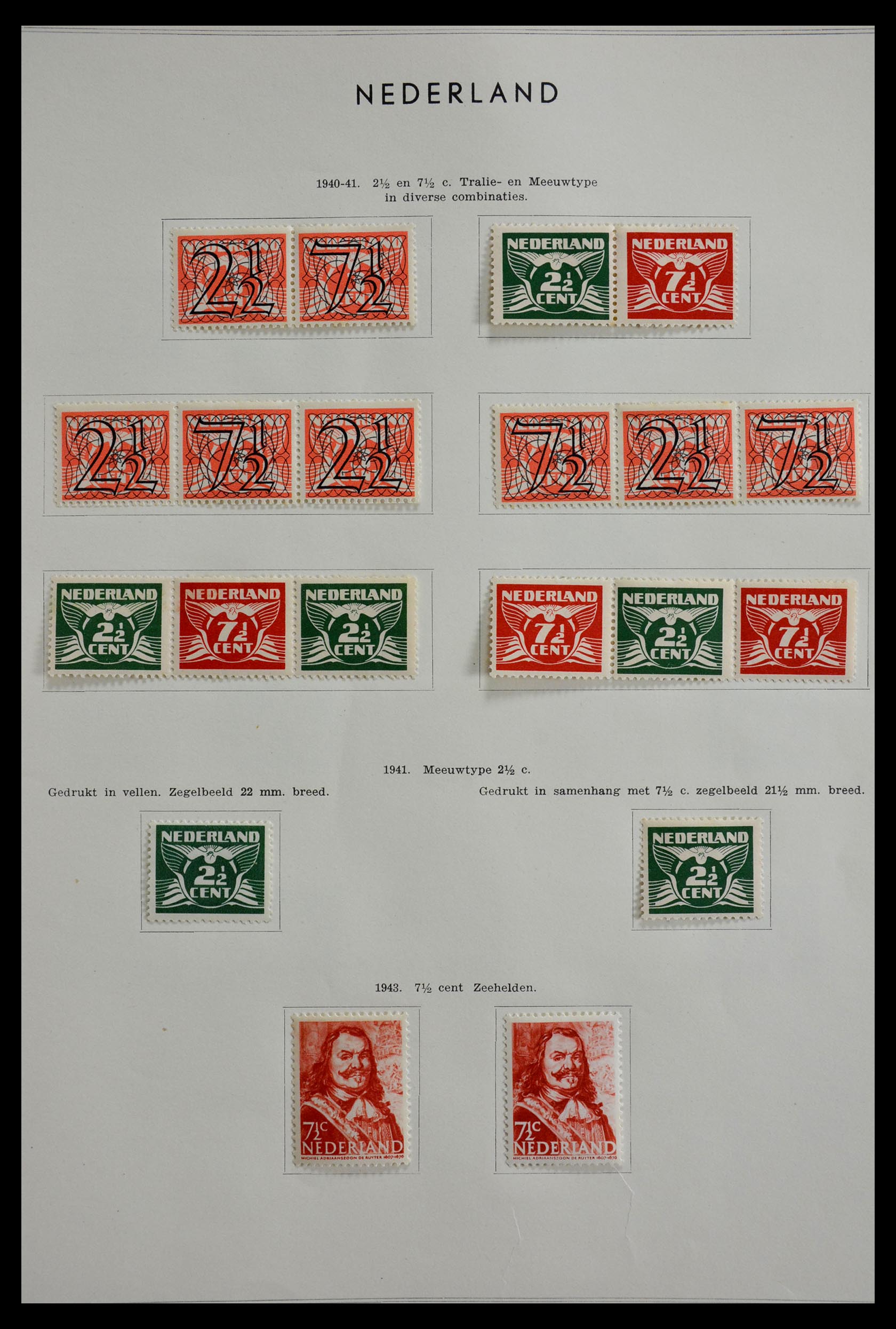28937 043 - 28937 Netherlands and territories 1899-1957.