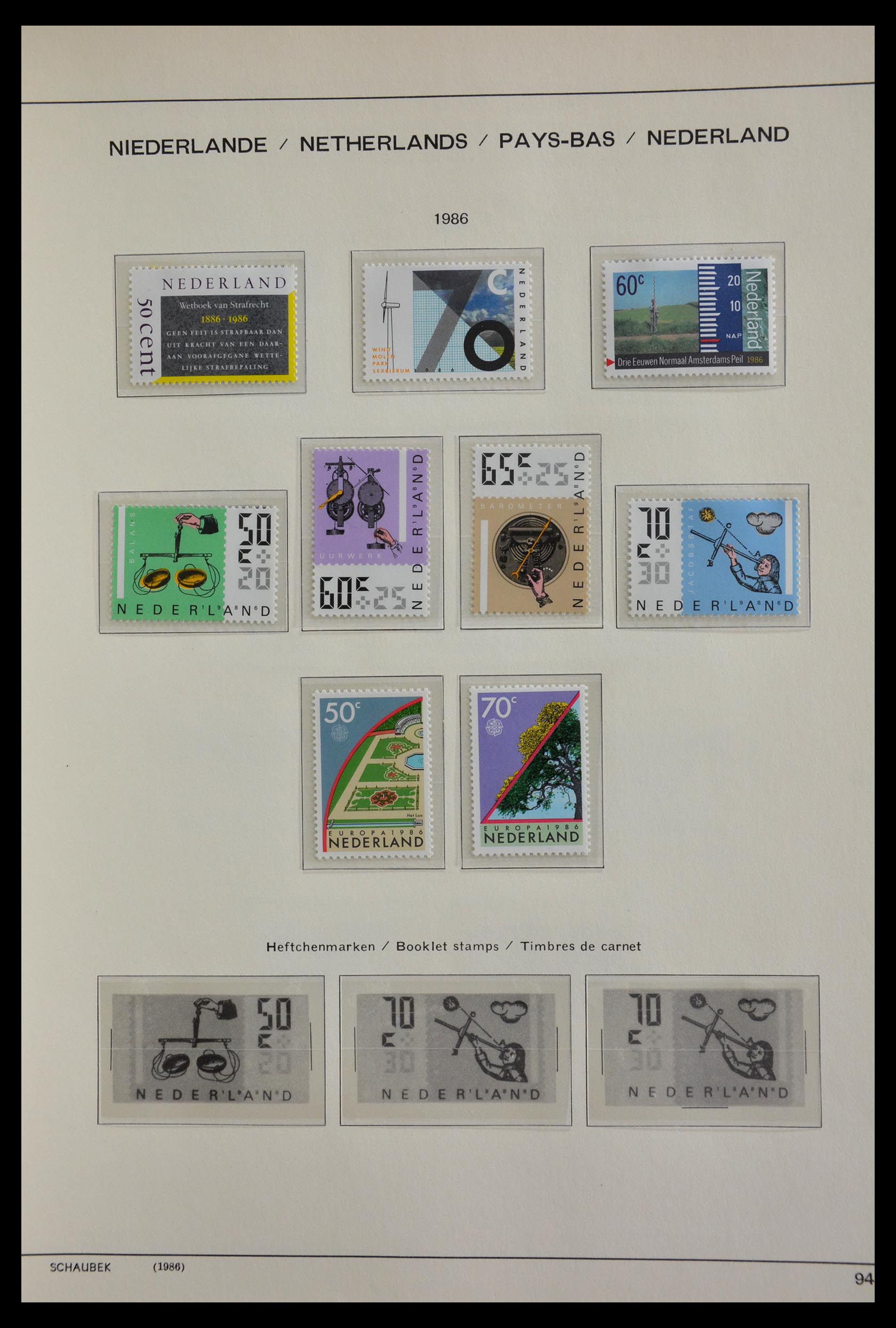 28940 104 - 28940 Netherlands 1852-1997.